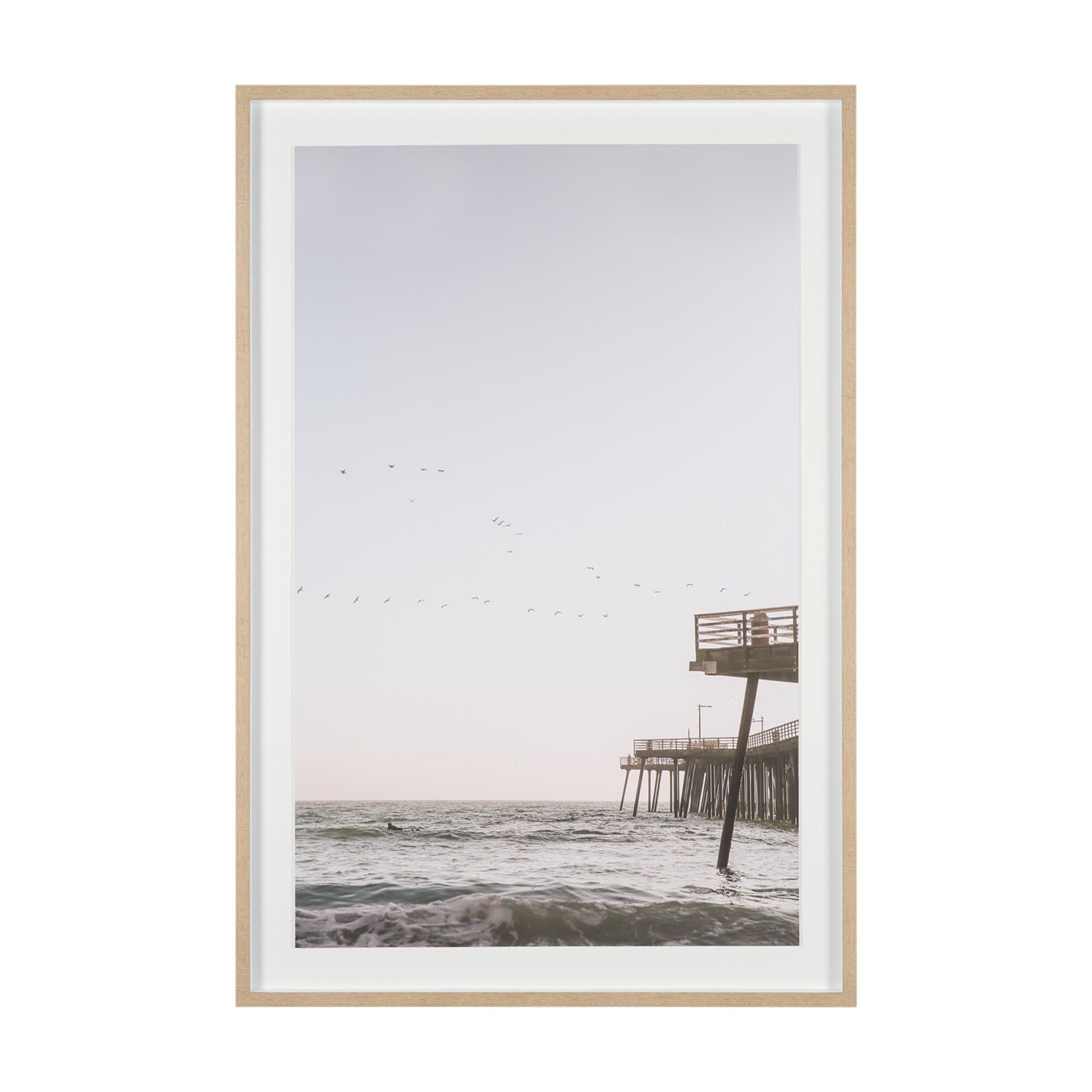 Seaside Serenity by Shot By Clint Framed Photo Print Matted under Glass — product photograph