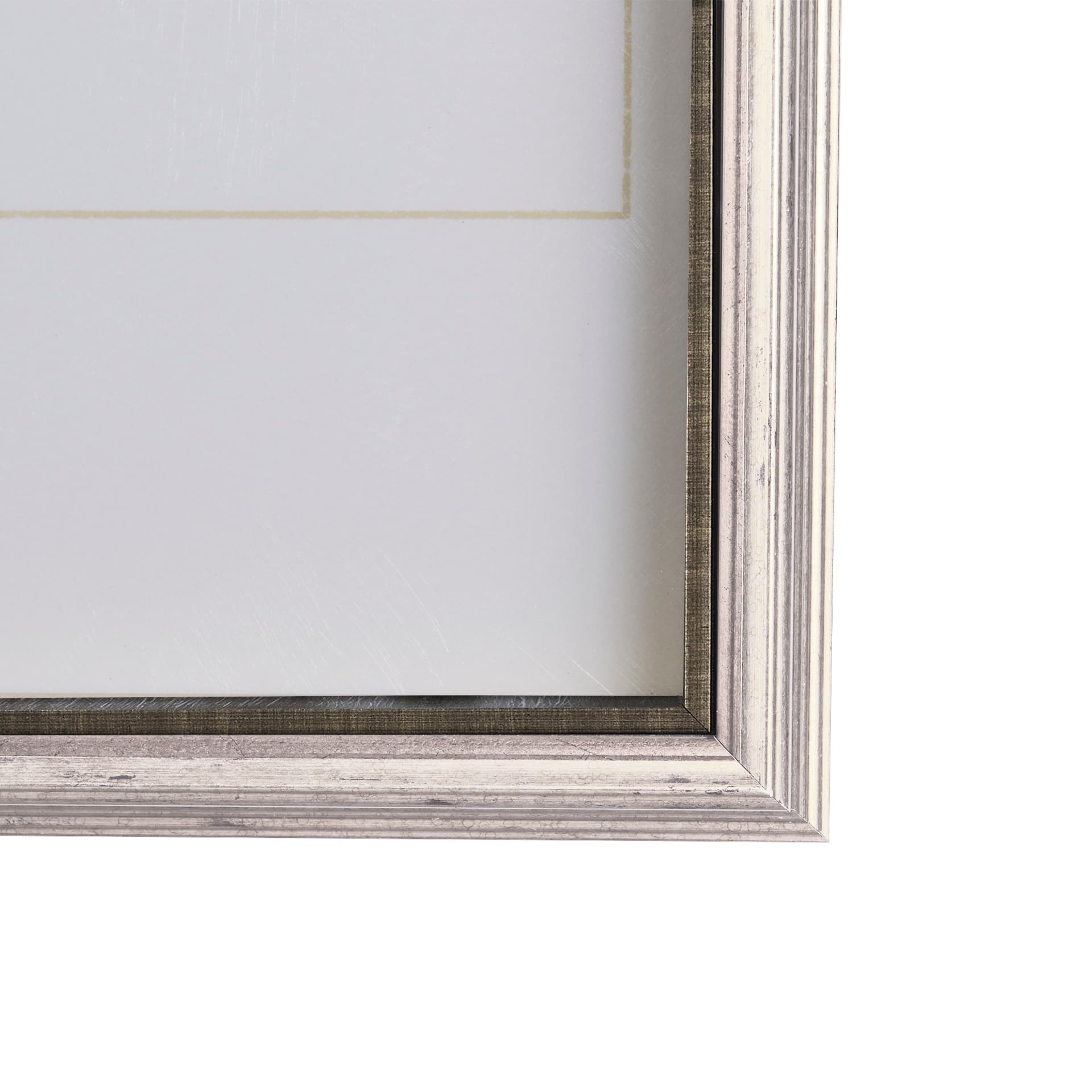 MENU I by Mercana Studio a Hand Embellished Textured Framed Art Print Matted under Glass — product photograph