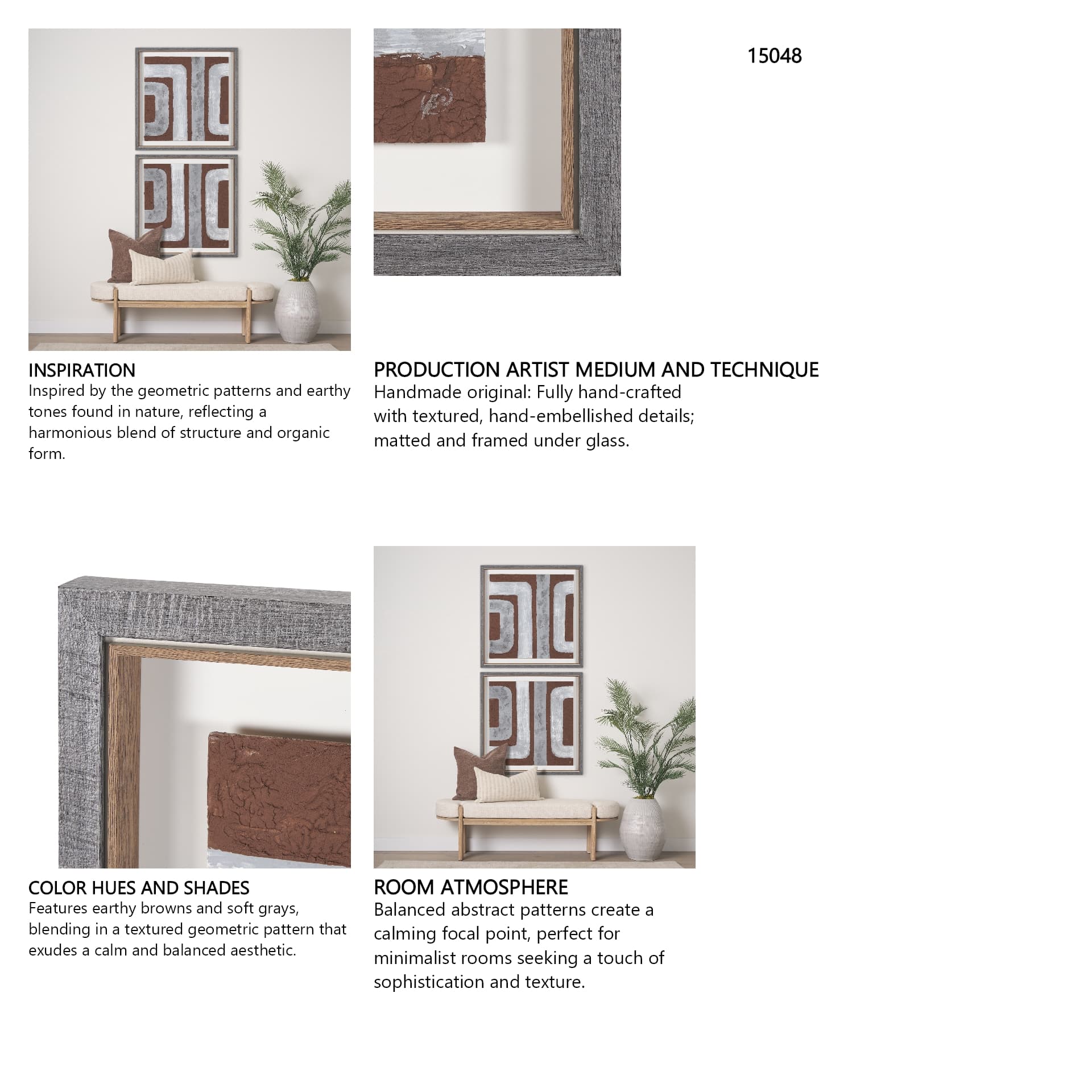 Retro Pipes I by Studio M a Framed handmade Original Artwork — in a styled room