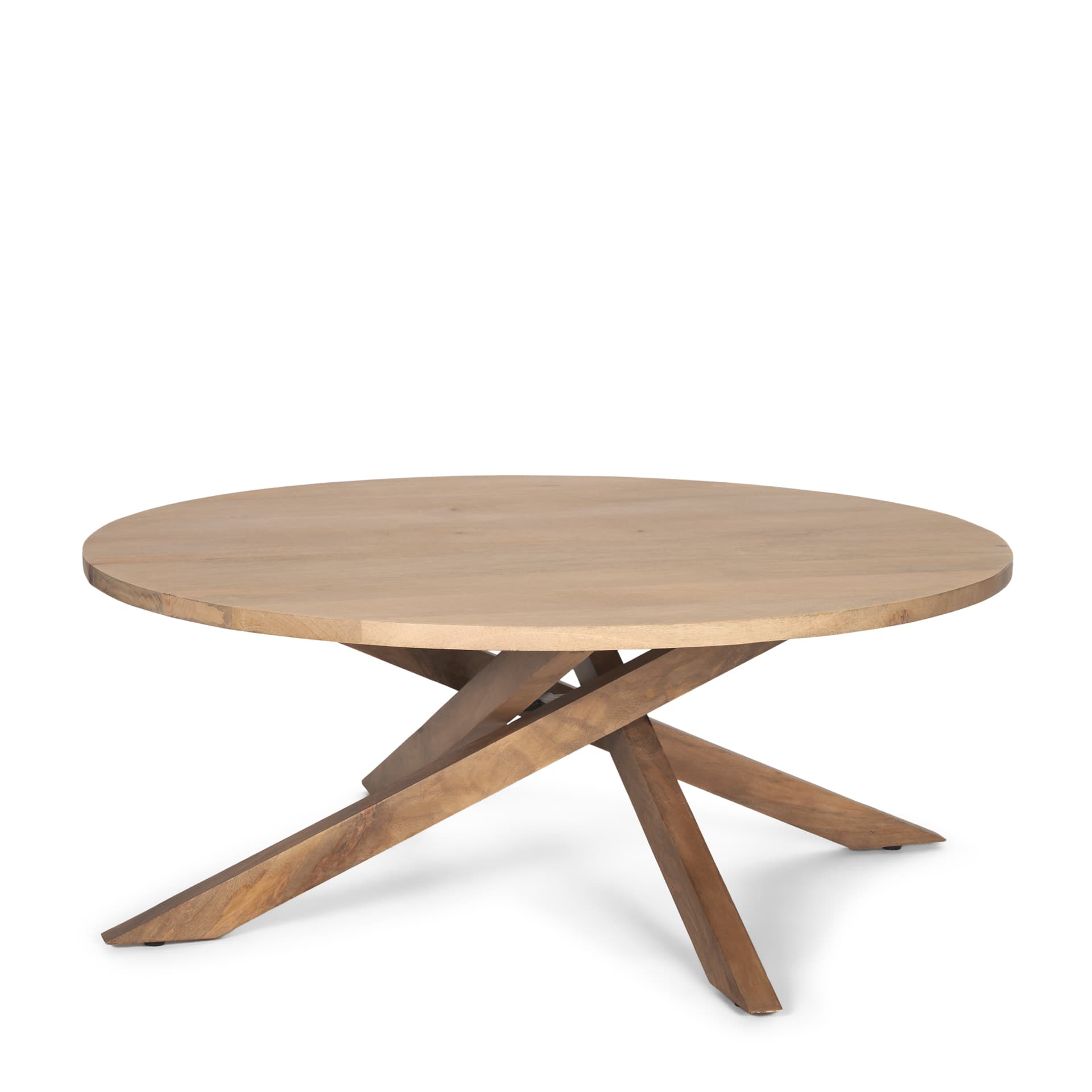 Solana Light Brown Wood Coffee Table — product photograph