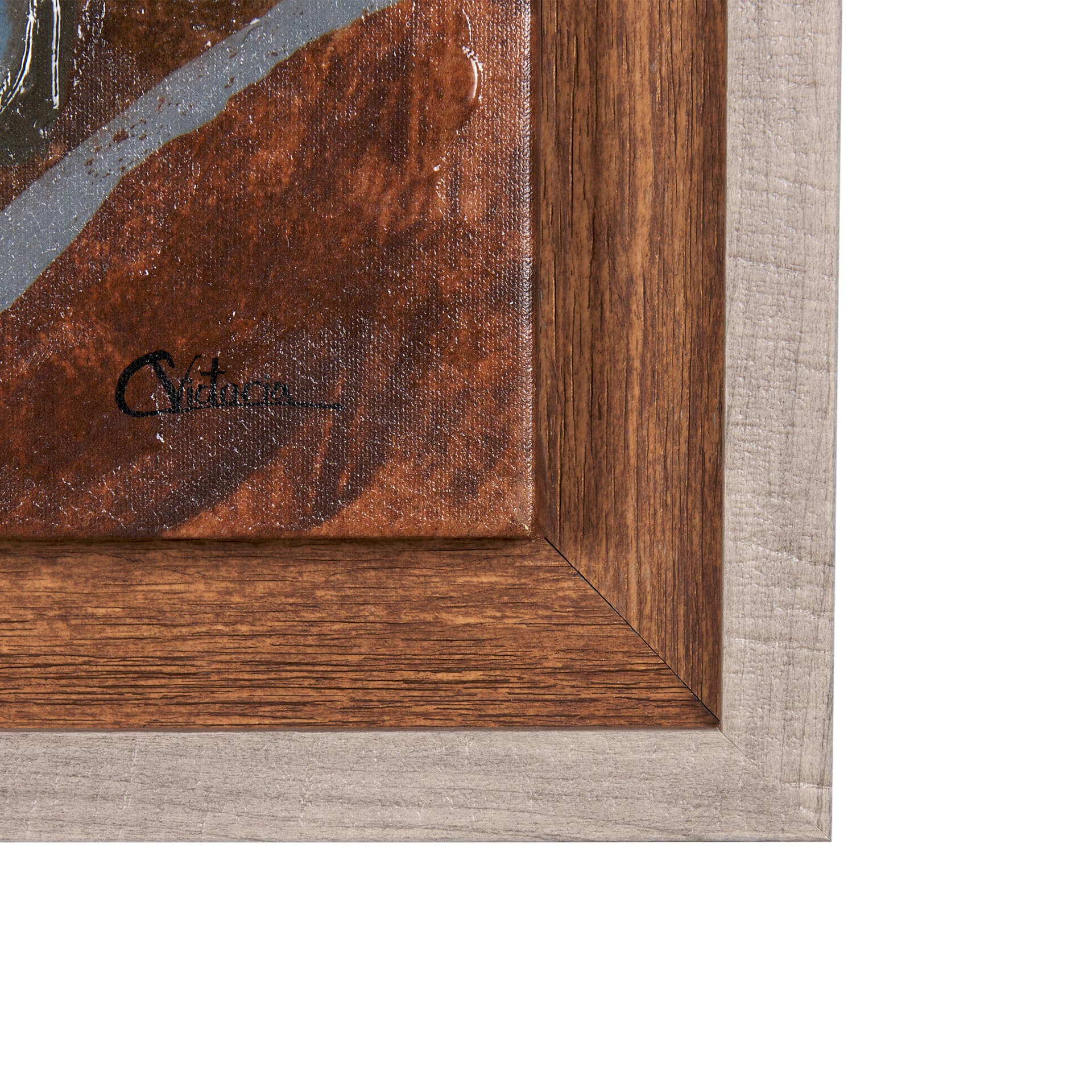 Windy Day by Mercana Studio a Hand Embellished Textured Framed Canvas — product photograph