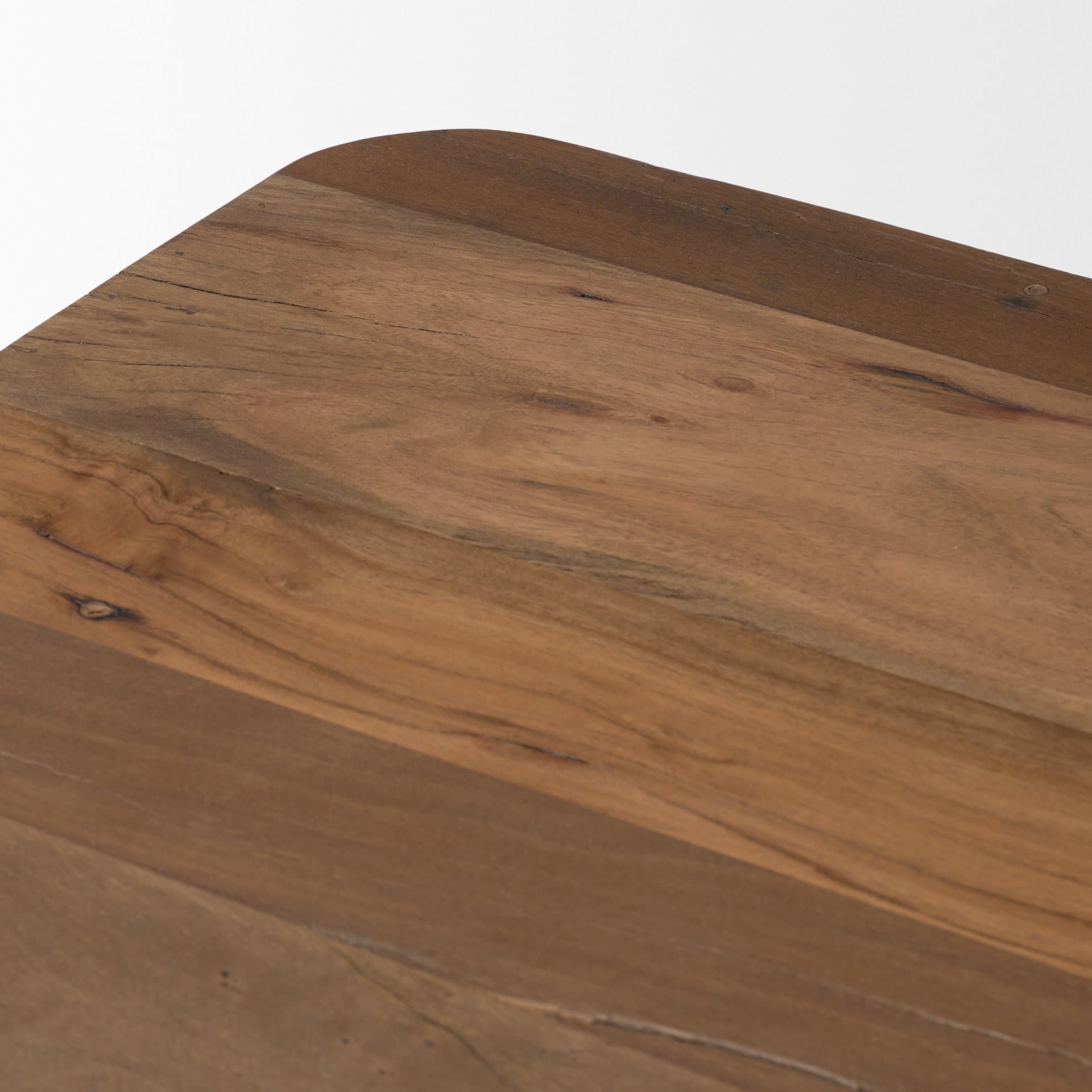 Dunmore Solid Wood Rectangular Open Shelf Side Table — product photograph