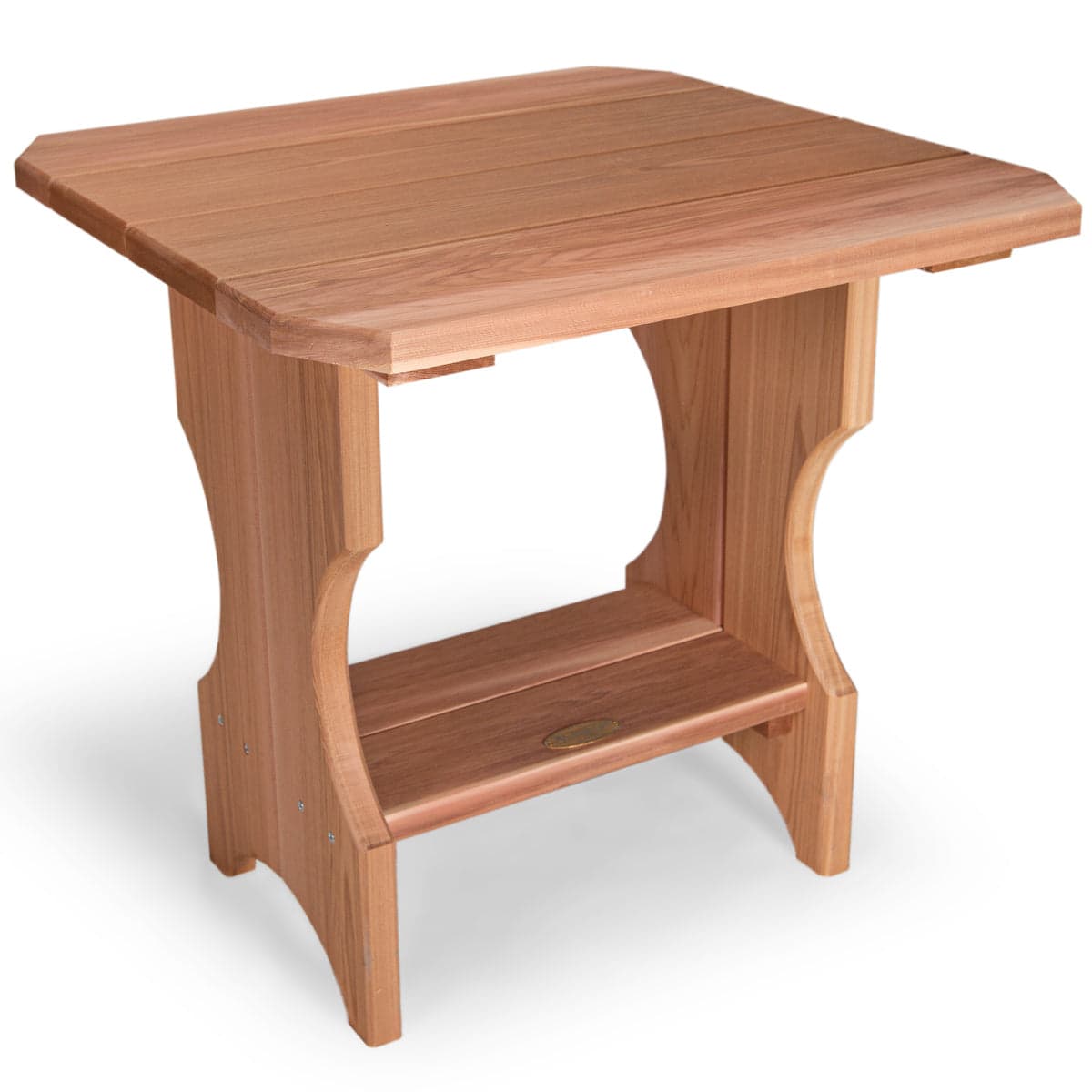 3-Piece Adirondack Cedar Chair & Table Set — product photograph