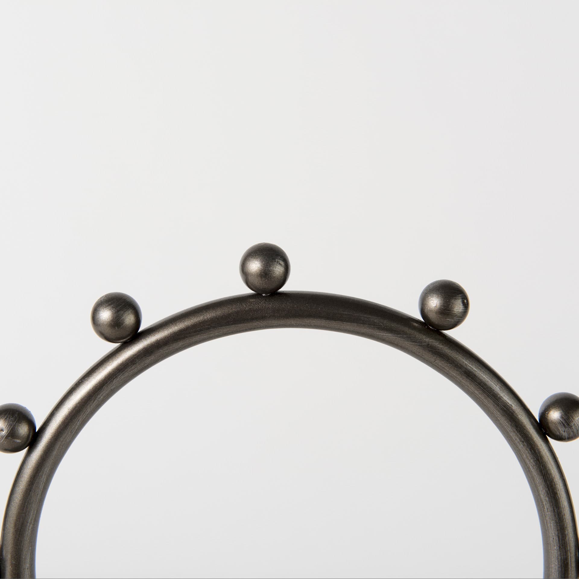 Elio 7.5L x 3.0W x 13.2H Small Studded hoop object — product photograph