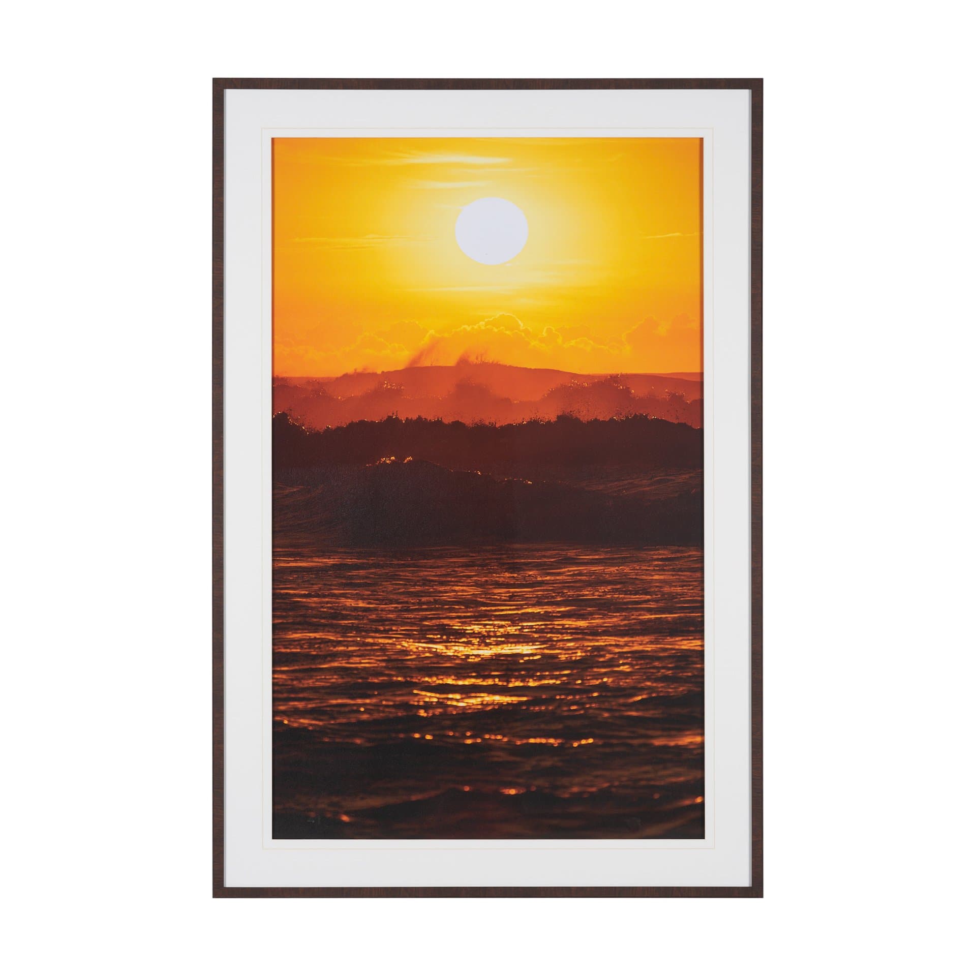North Shore Layers by Stefan and Audrey Textured Framed Photo Print Matted under Glass — product photograph