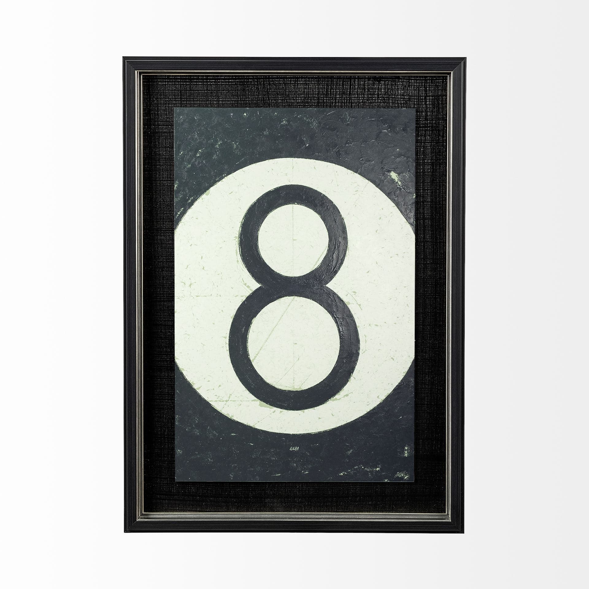 Value Collector 8 by Mercana Studio a Hand Embellished Textured Framed Art Print — product photograph