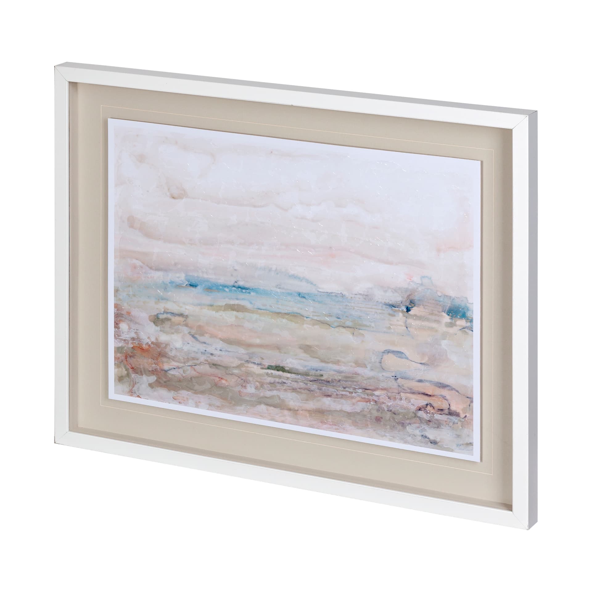 High Desert I by Renee Stramel a Hand Embellished Framed Art Print Matted under Glass — product photograph