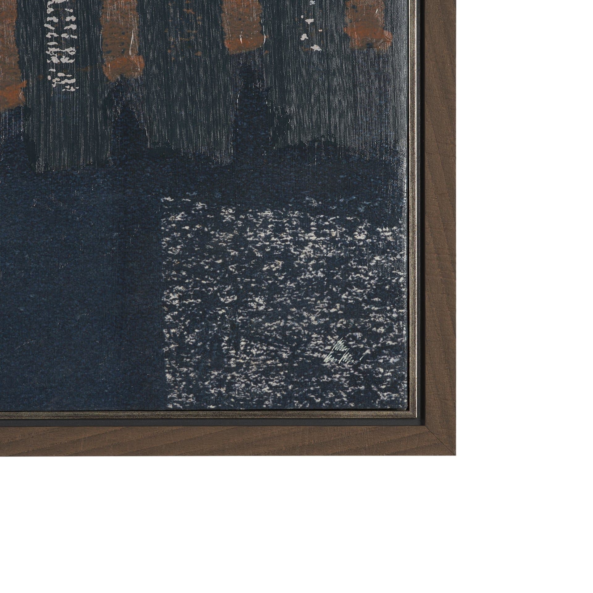 Frequency by Mercana Studio a Hand Embellished Textured Framed Canvas — product photograph
