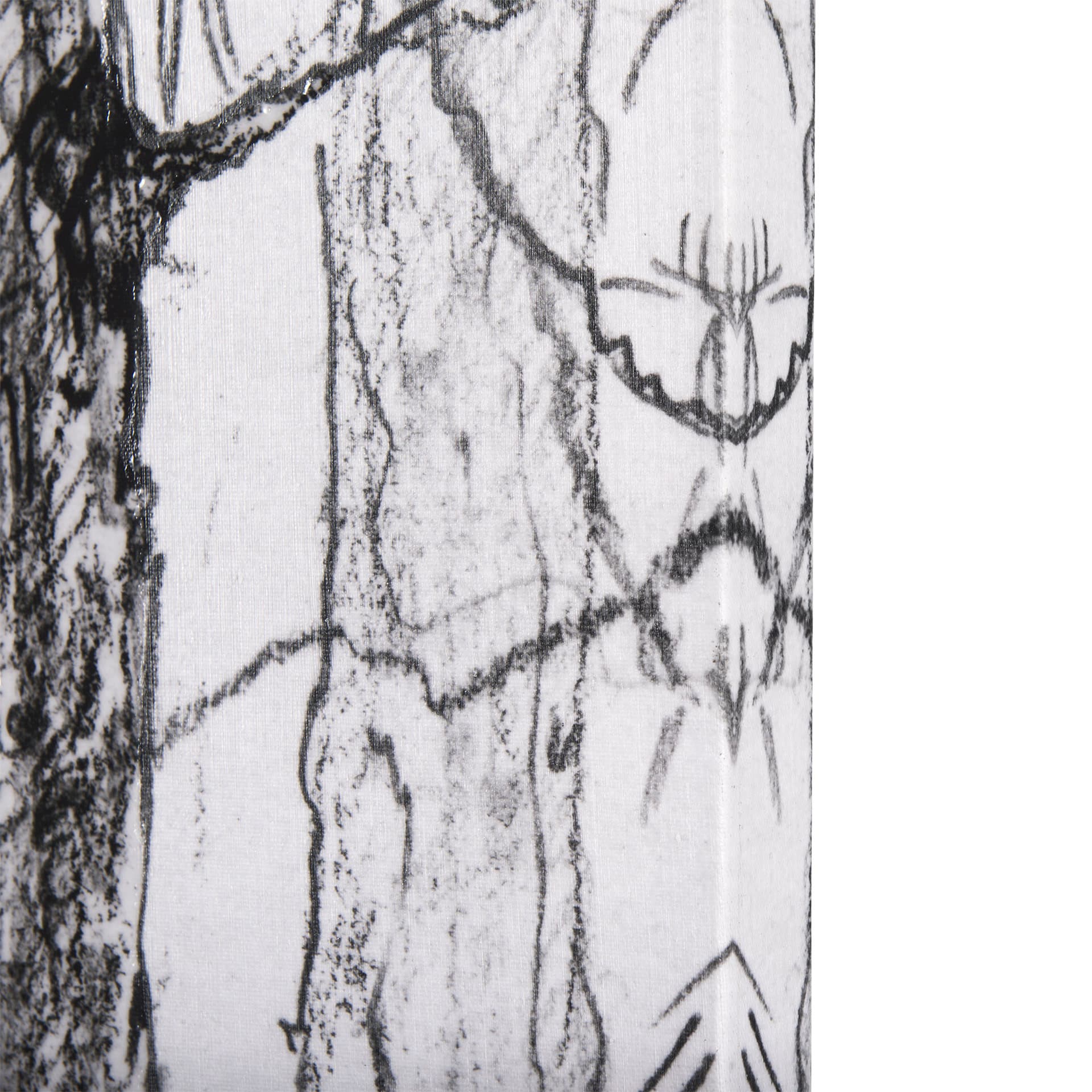 Forest BW I by Ariana a Hand Embellished Textured Canvas — product photograph