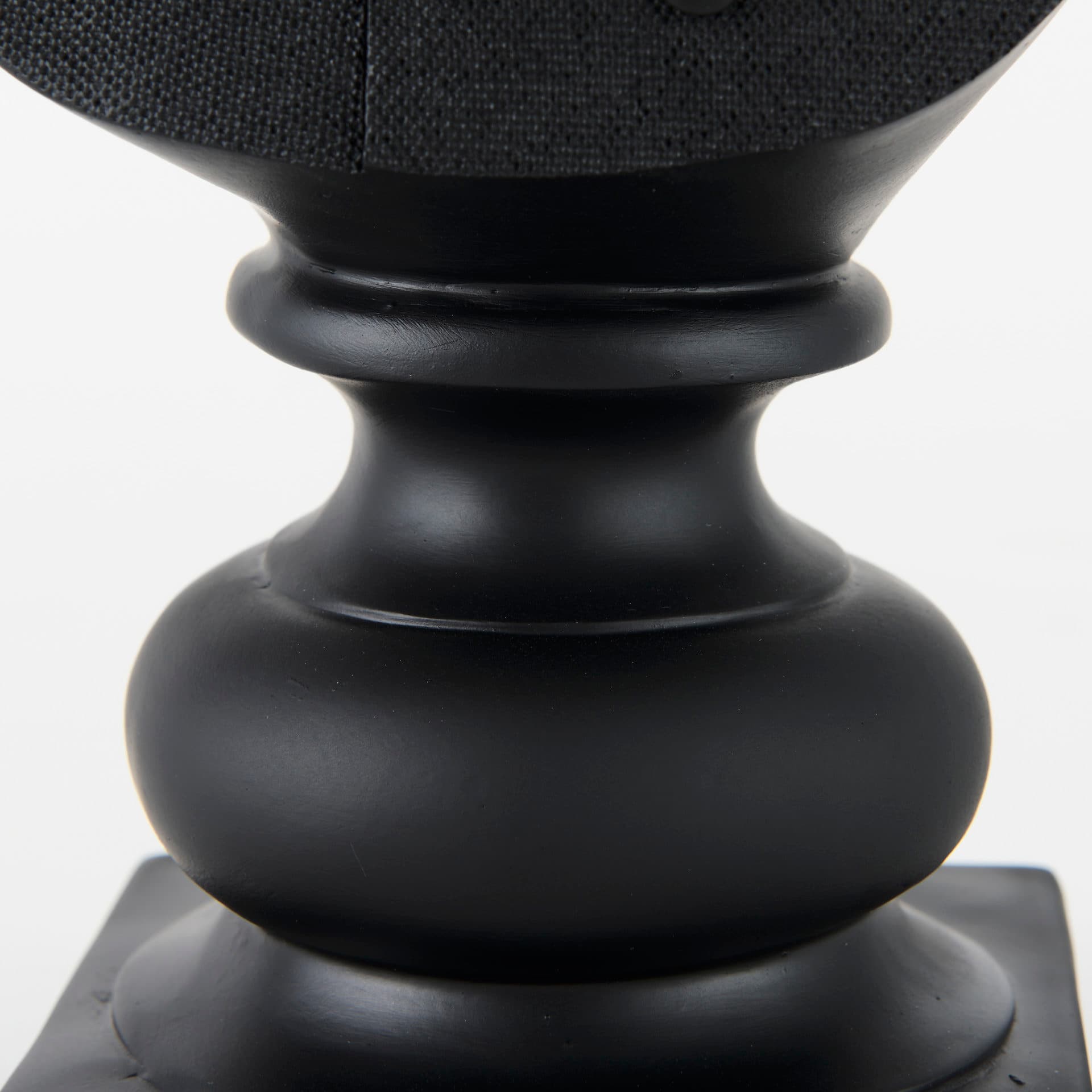 Murray 13H Black Painted Resin Fox in a Suit Bust — product photograph