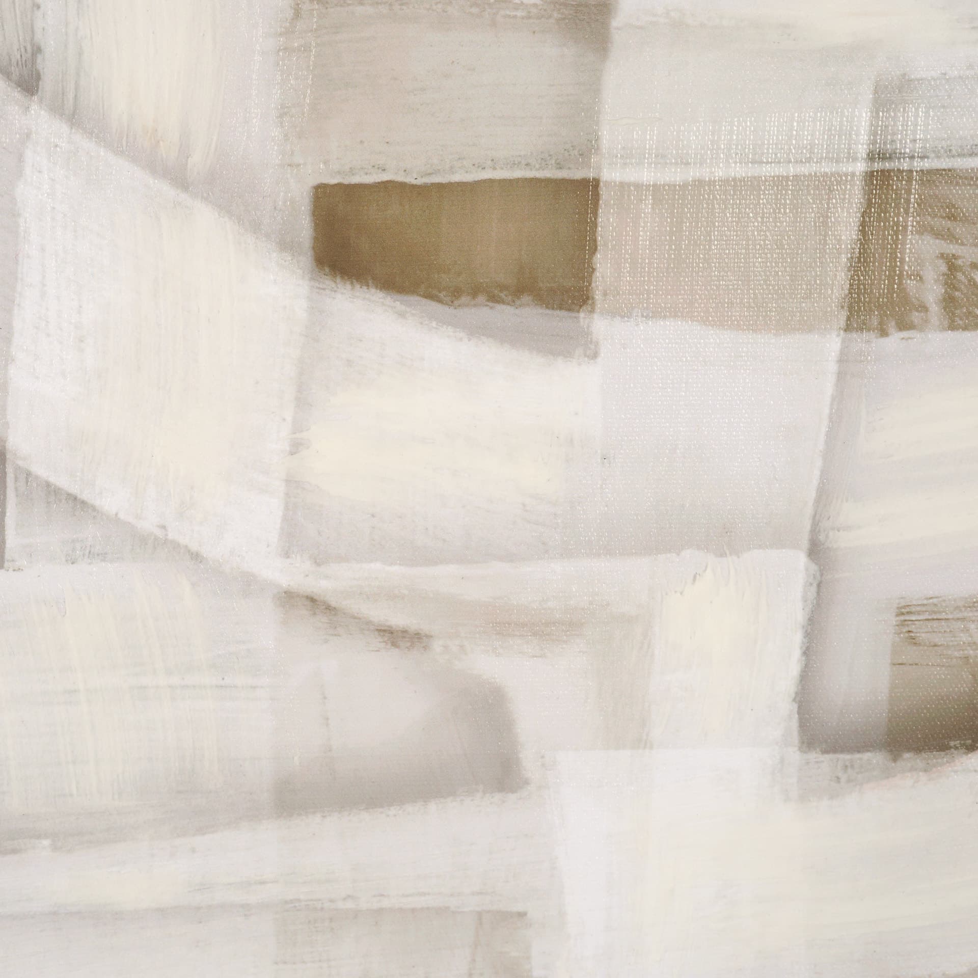 Neutral Forms I by Hannah Dawson Hand-Embellished Textured Framed Canvas Artwork — product photograph