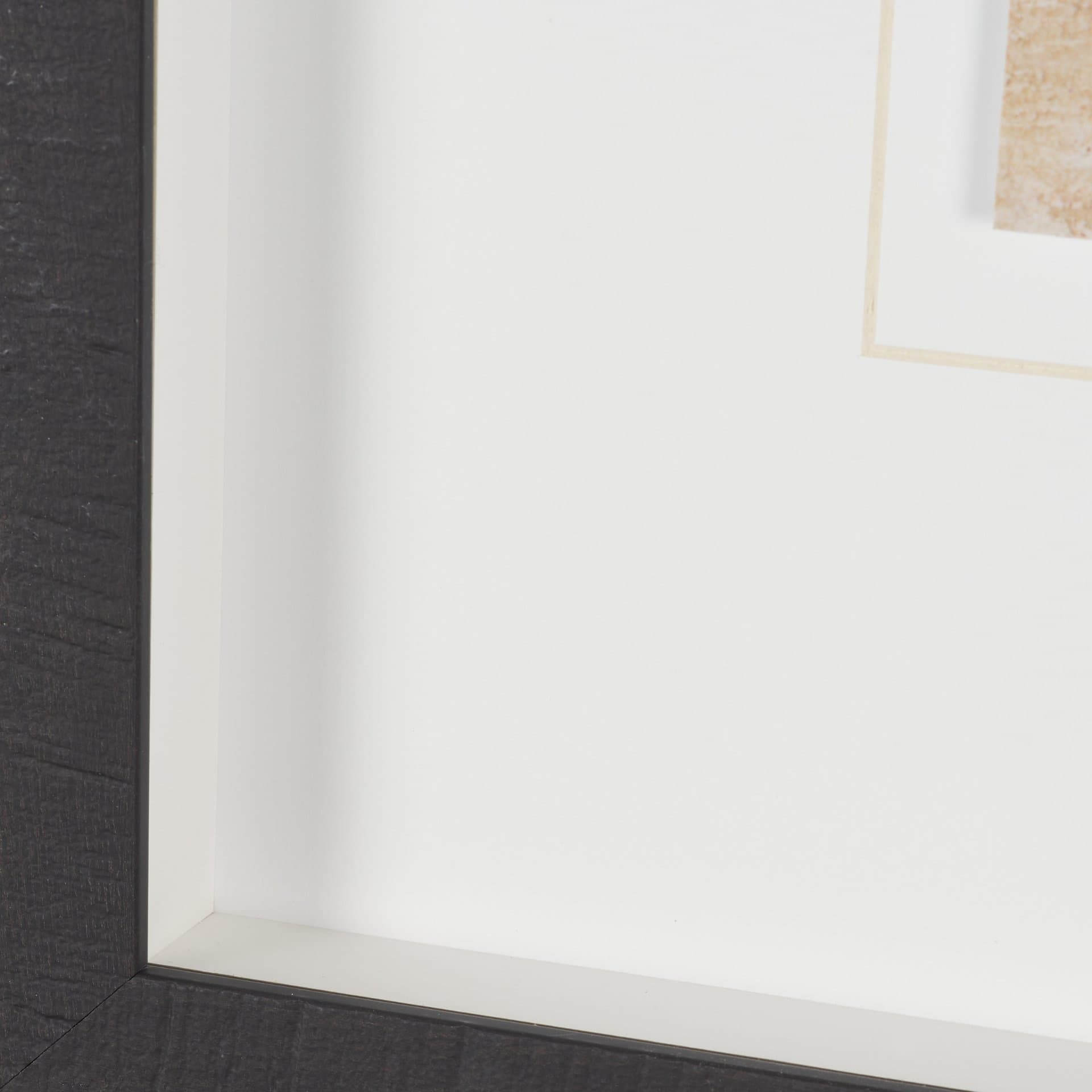 Cowboy by Mercana Studio Hand-Embellished Textured Framed Artwork Matted under Glass — product photograph