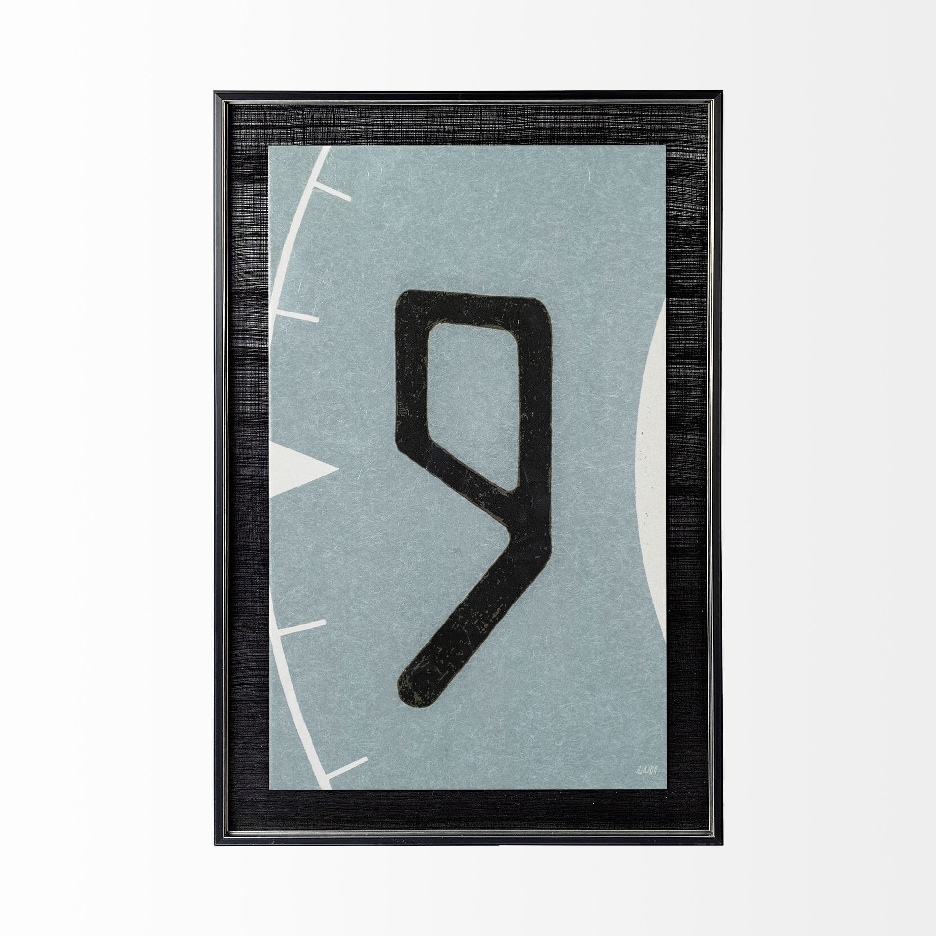 Value Collector 9 by Mercana Studio a Hand Embellished Textured Framed Art Print — product photograph