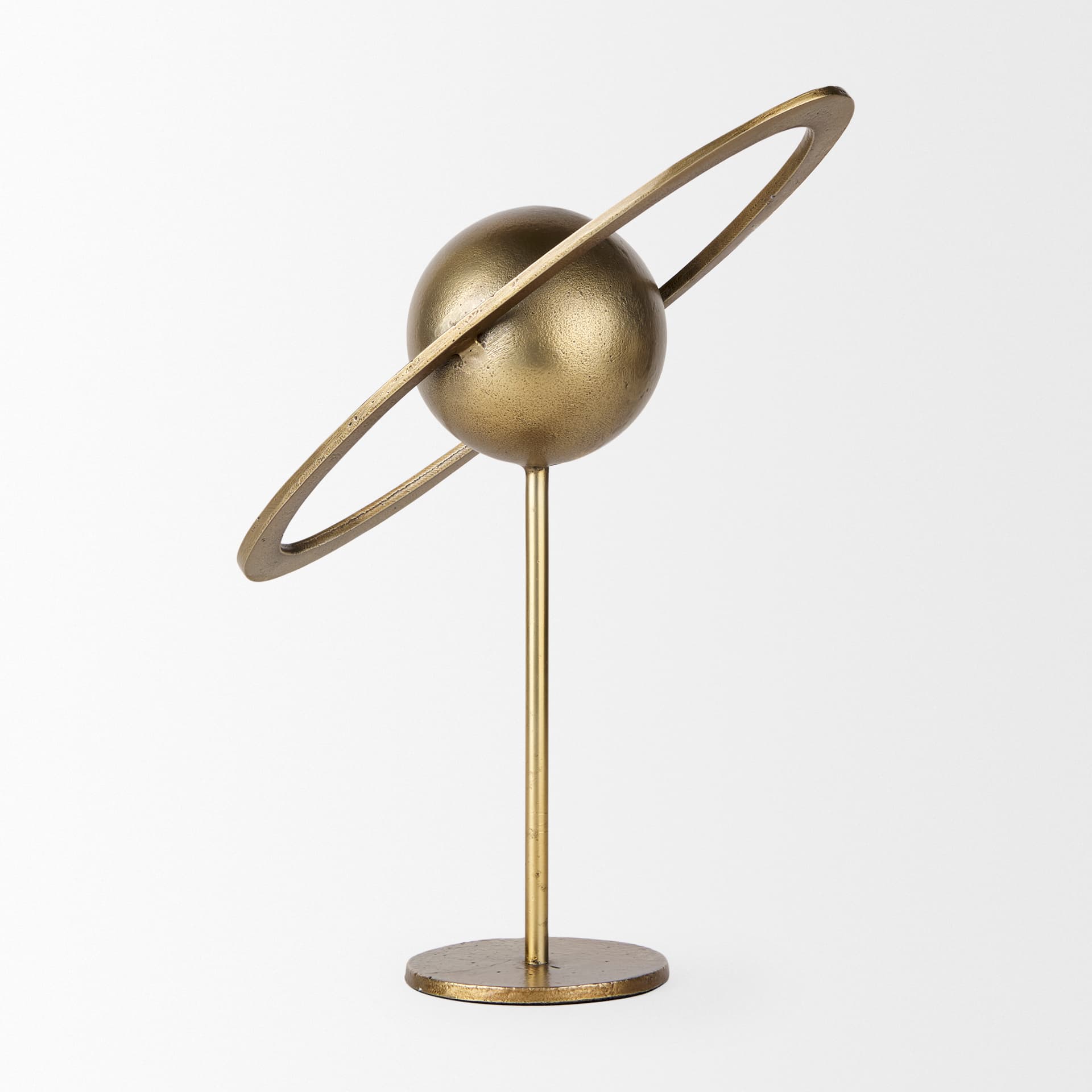 Atlas 15.0L x 7.0W x 16.0H Gold Metal Solar System Ornament — product photograph
