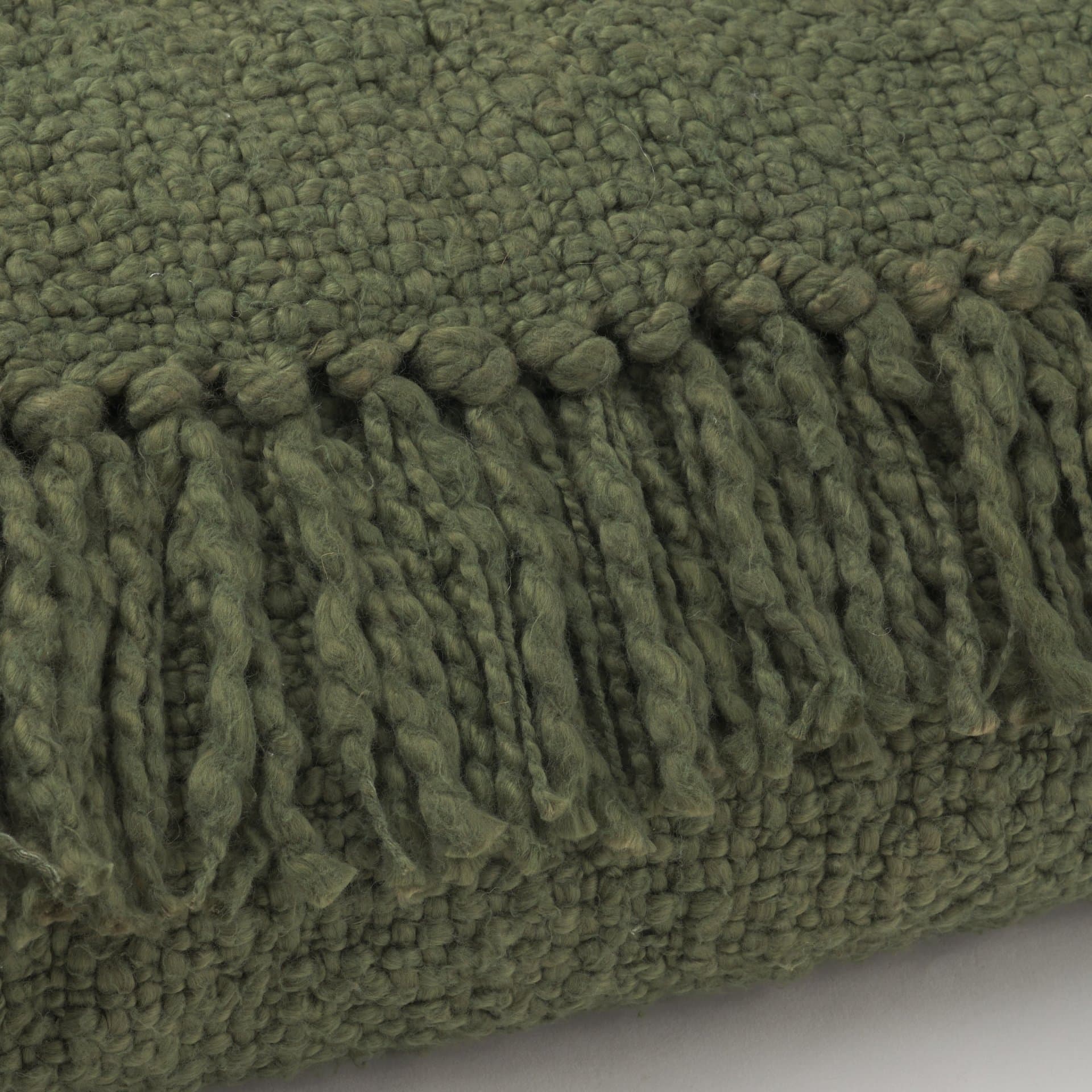 Kambal Evergreen Woven Cotton Throw Blanket — product photograph