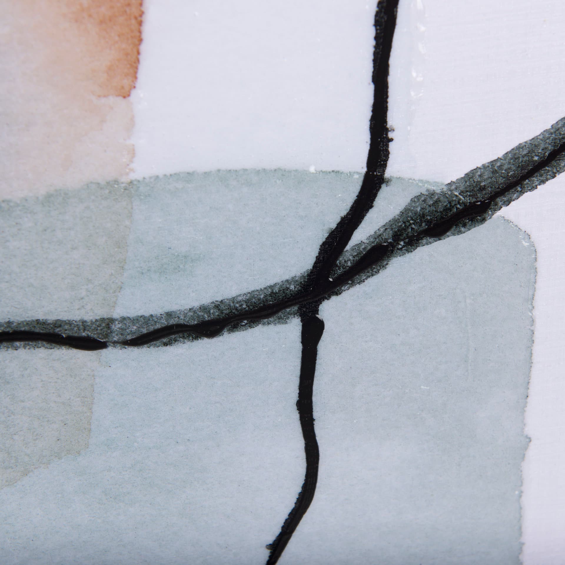 A Cloudy Afternoon III by Mercana Studio a Hand Embellished Textured Framed Art Print — product photograph