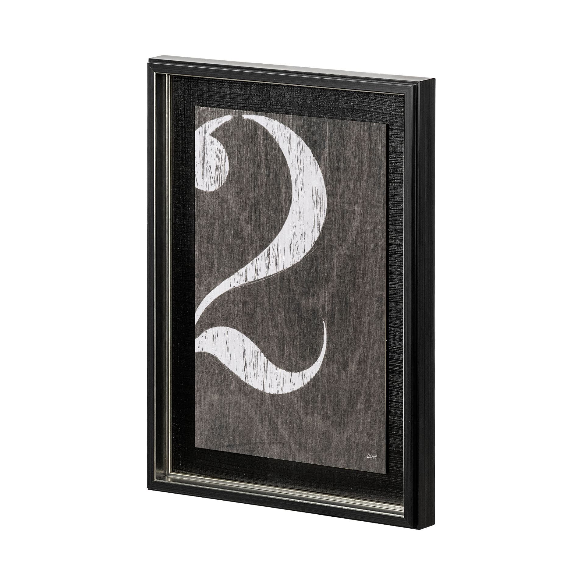 Value Collector 2 by Mercana Studio a Hand Embellished Textured Framed Art Print — product photograph