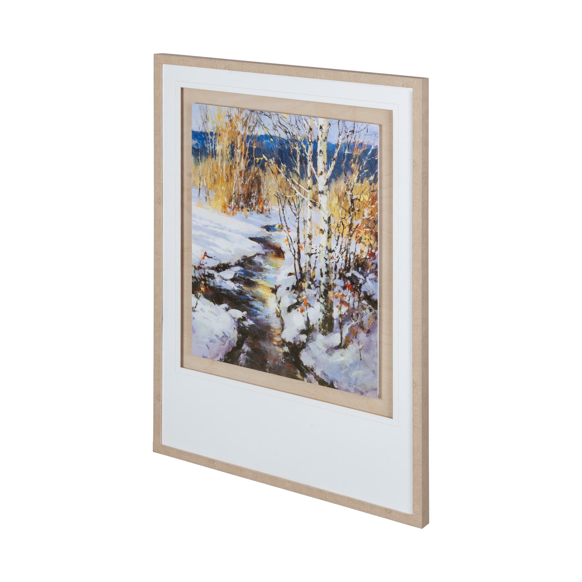 Back Country by Brent Heighton a Hand Embellished Textured Framed Art Print Matted under Glass — product photograph
