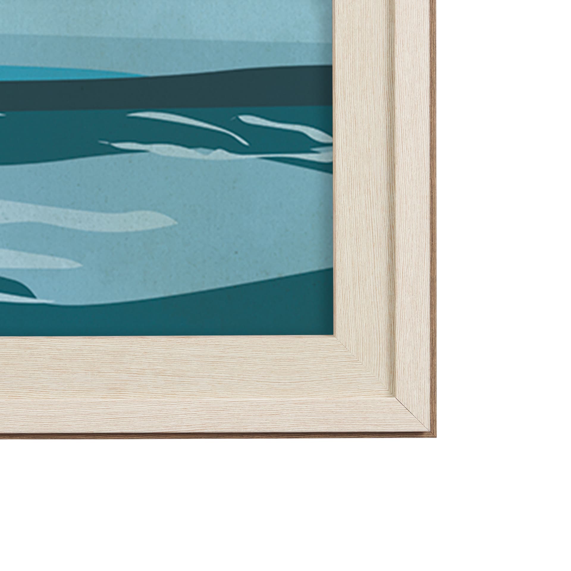 Montana Go USA (XL) by Mercana Studio a Hand Embellished Decograph Framed Art Print under Glass — product photograph