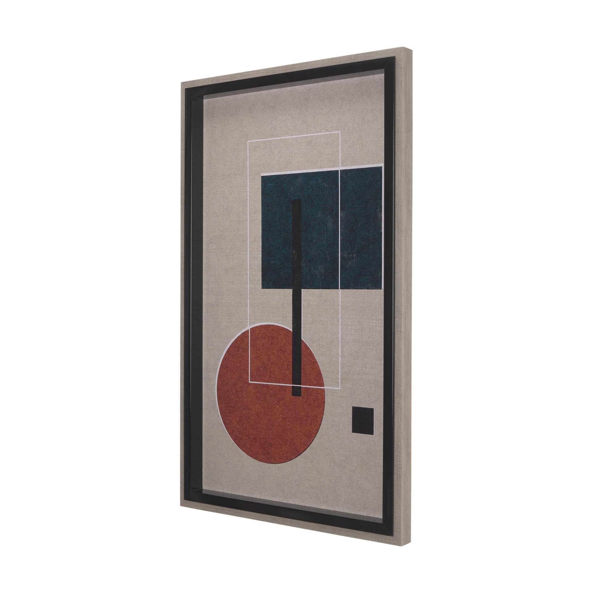 Variants I by Mercana Studio a Hand Embellished Textured Framed Art Print — product photograph