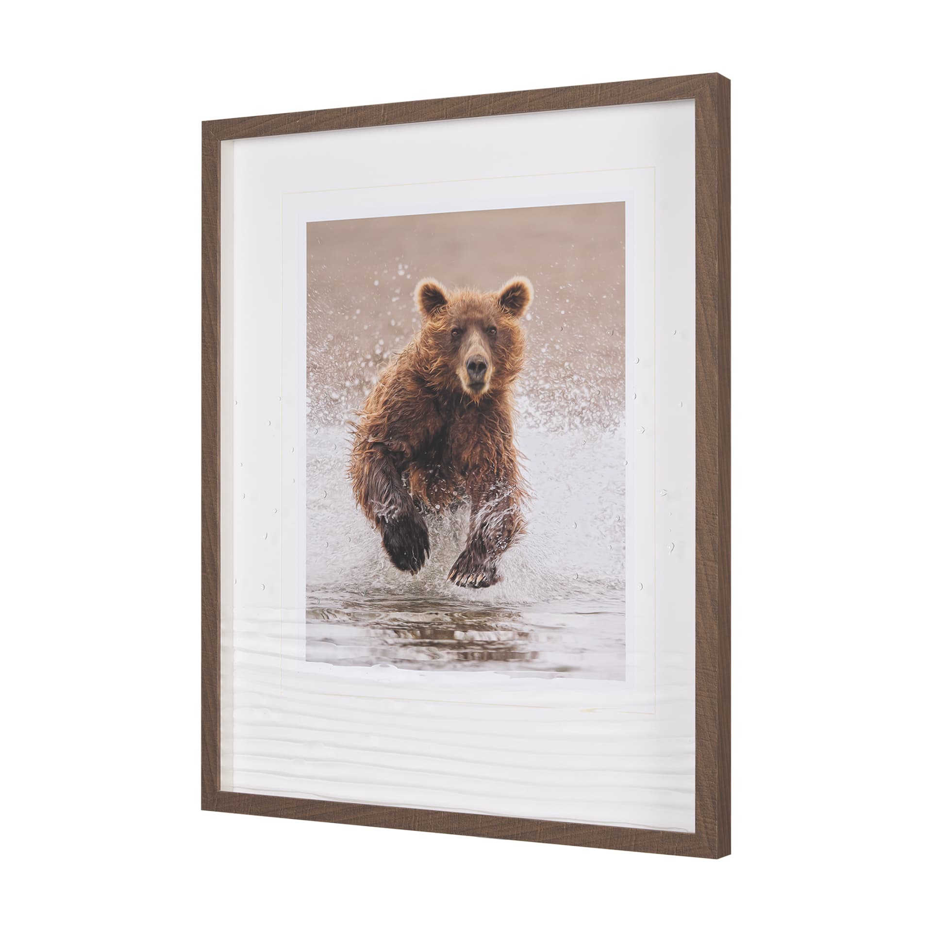 Custom Bears at Play II (MC) by PH Burchett Hand Embellished Framed Photo Art Print Matted under Gla — product photograph