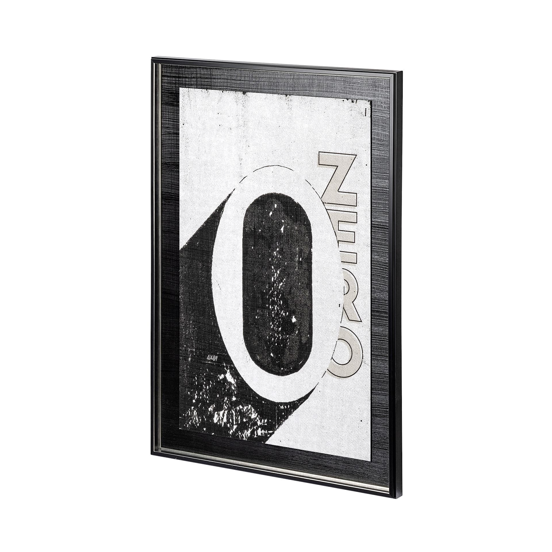 Value Collector 0 by Mercana Studio a Hand Embellished Textured Framed Art Print — product photograph