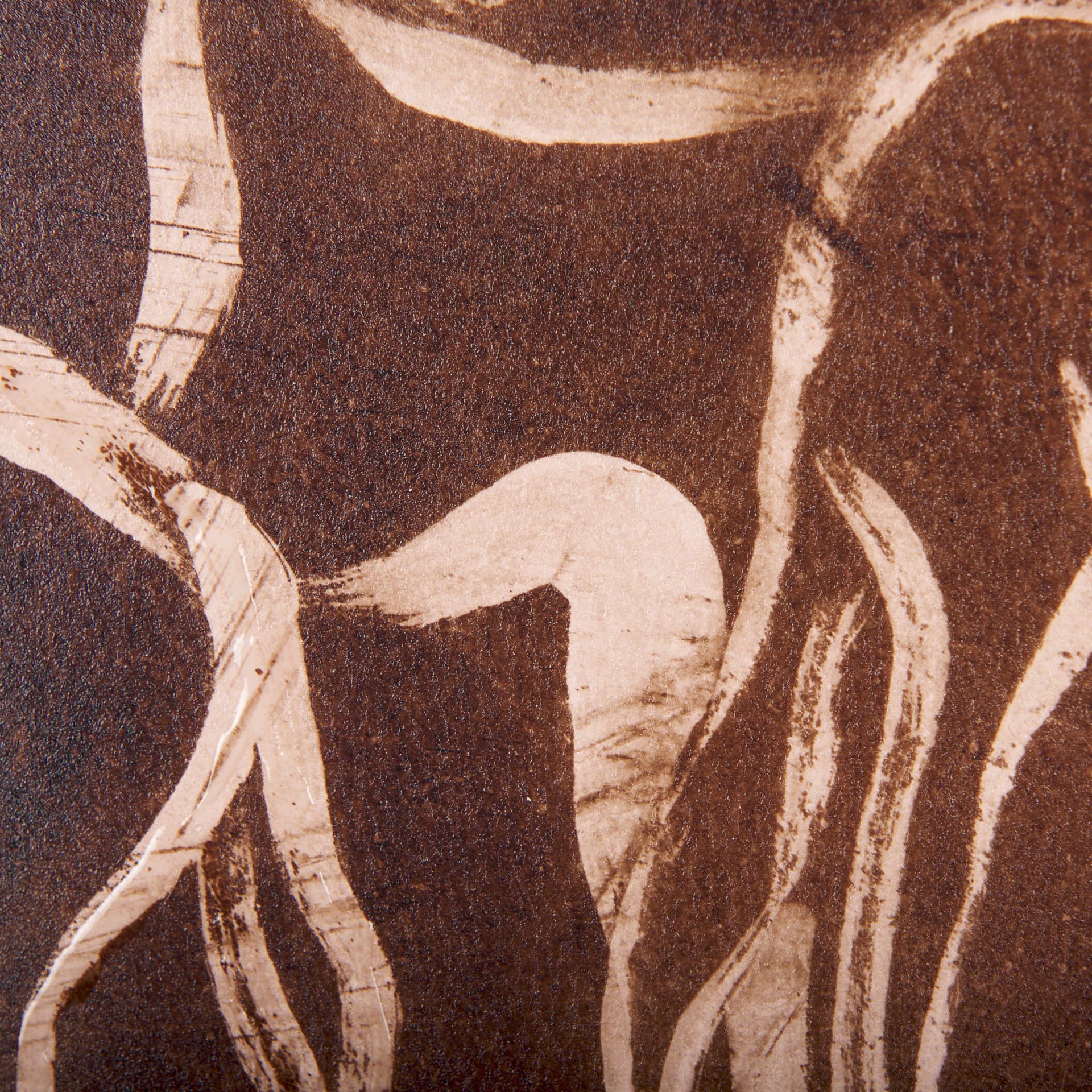 Horse Herd IV by Mercana Studio a Hand Embellished Textured Framed Art Print — product photograph
