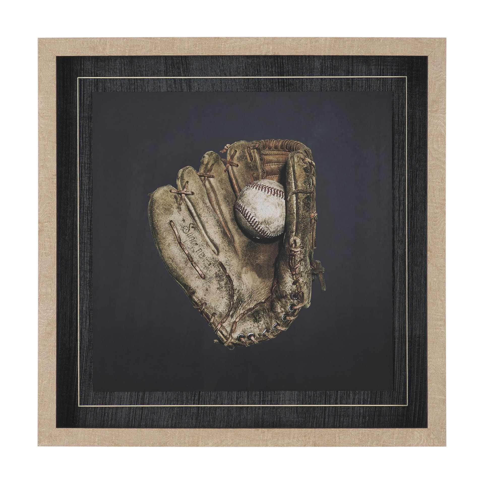 Double Play V by Mercana Studio Textured Framed Art Print Matted under Glass — product photograph