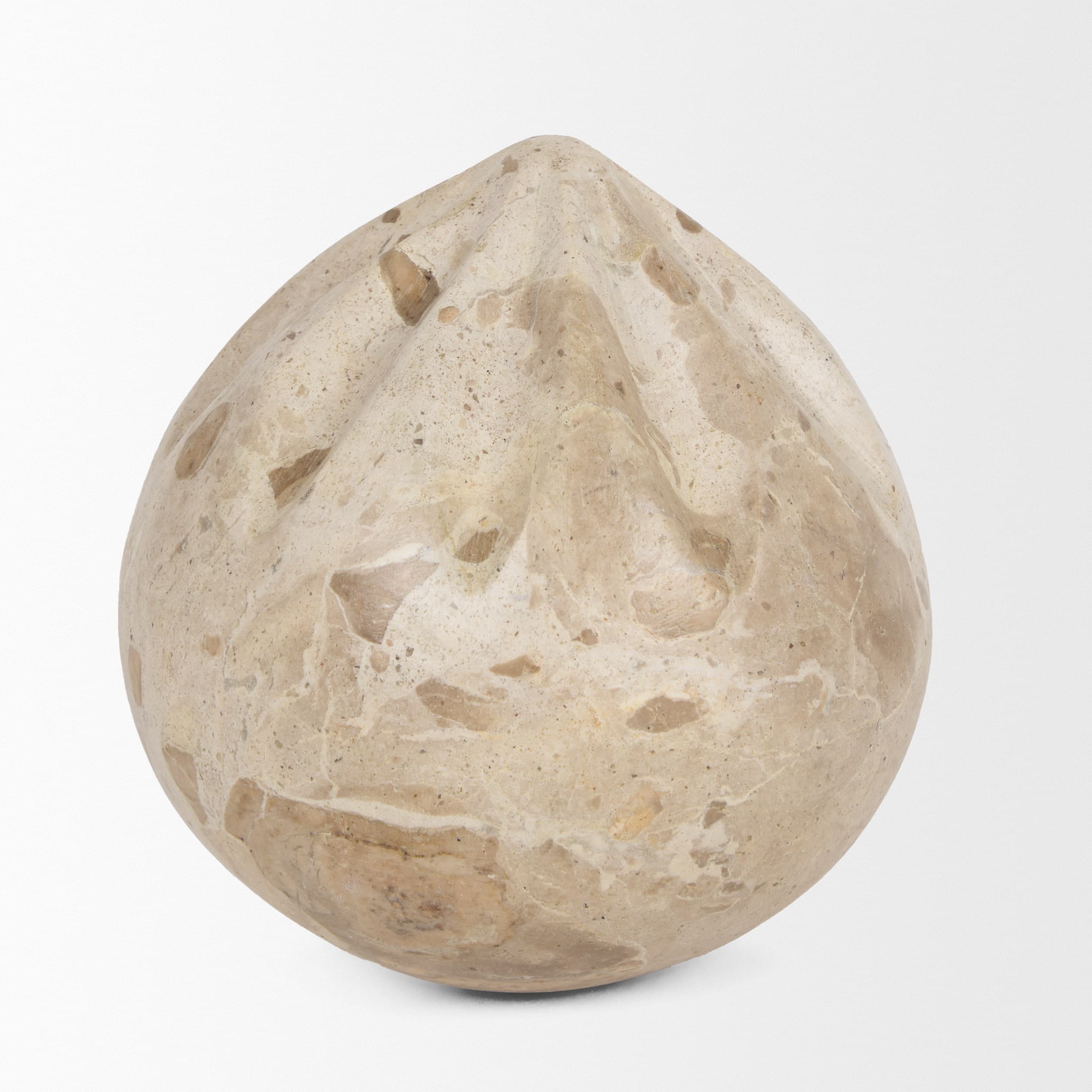 Caprie Large Beige Marble Decorative Juice Squeezer — product photograph