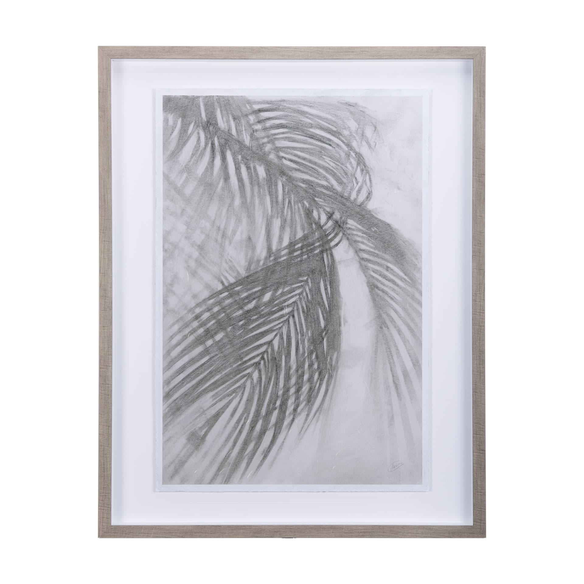 Light Shadows I by Mercana Studio a Hand Embellished Textured Framed Art Print Matted under Glass — product photograph