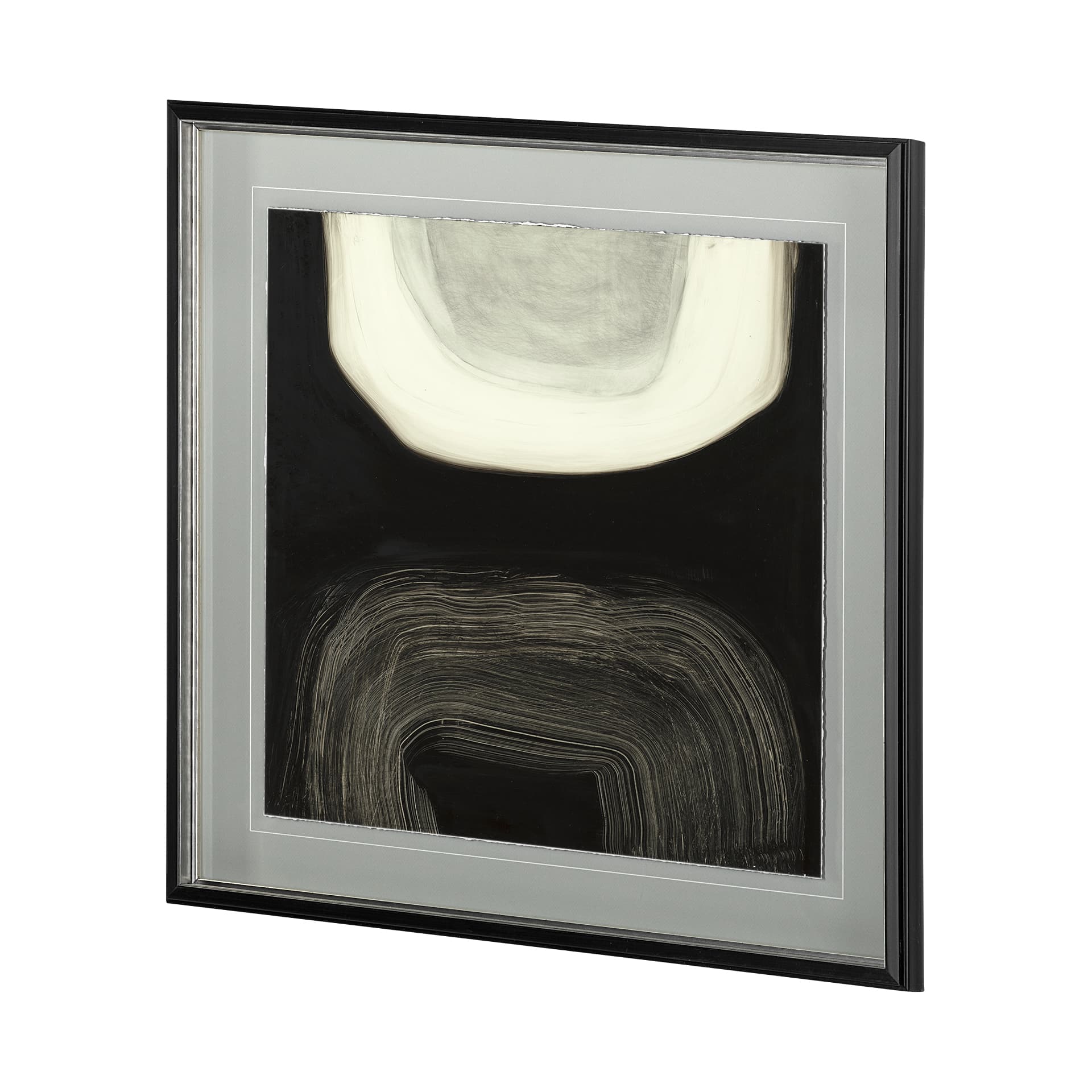 Shadows in the Dark I by Drew Sims a Hand Embellished Textured Framed Art Print Matted under Glass — product photograph
