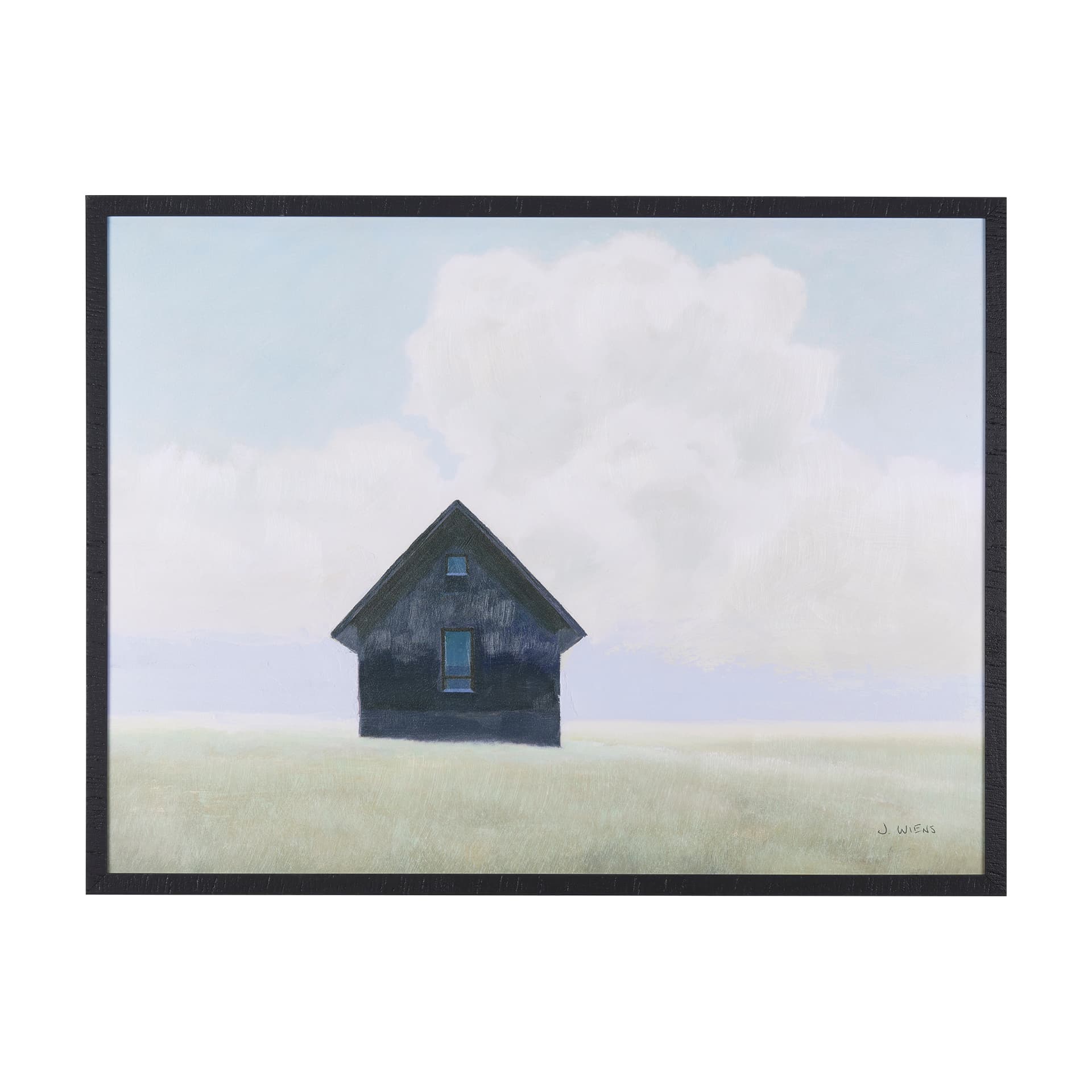 Lonely Landscape I by Mercana Studio a Hand Embellished Textured Framed Art Print — product photograph