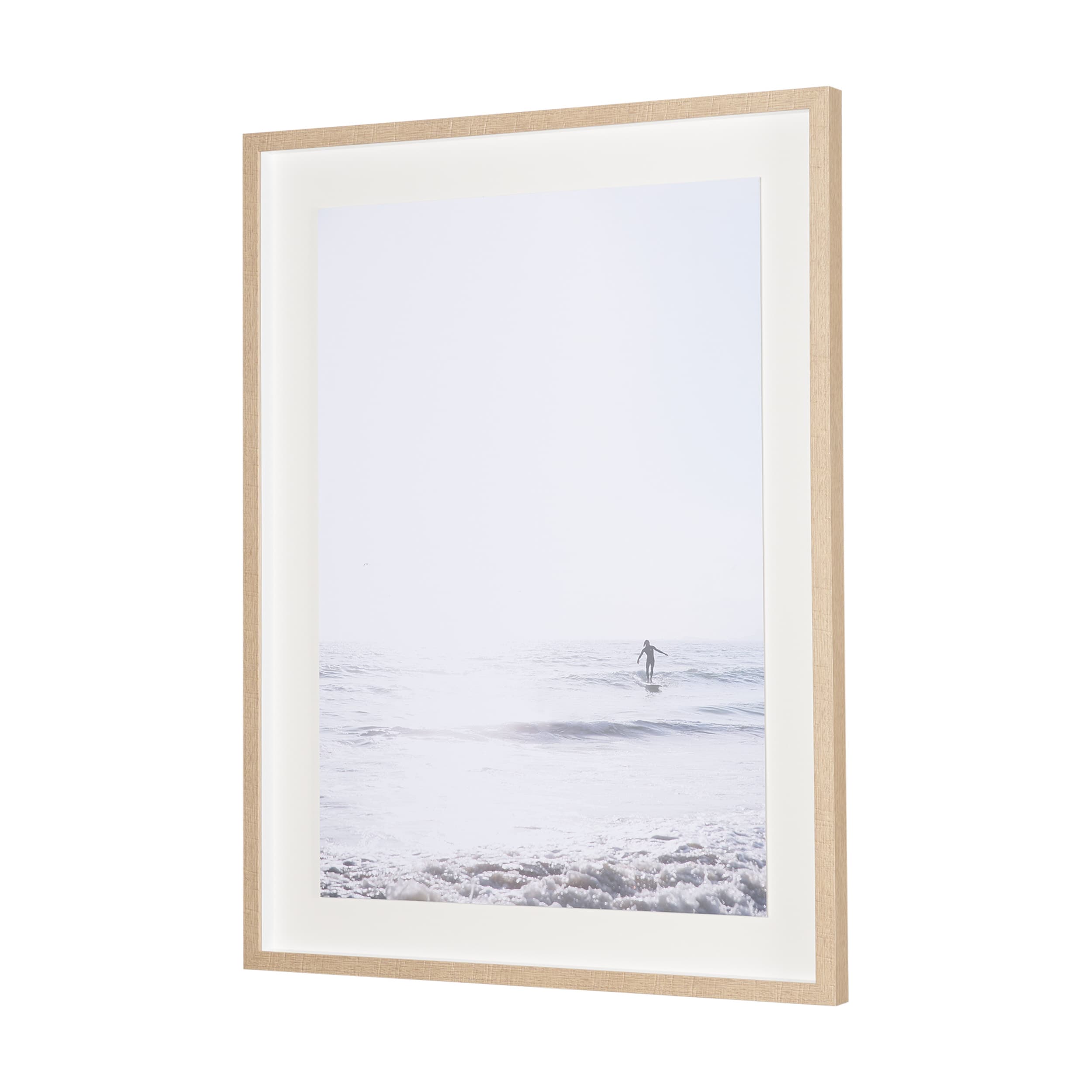 Surfing the Horizon by Shot By Clint Framed Photo Print Matted under Glass — product photograph