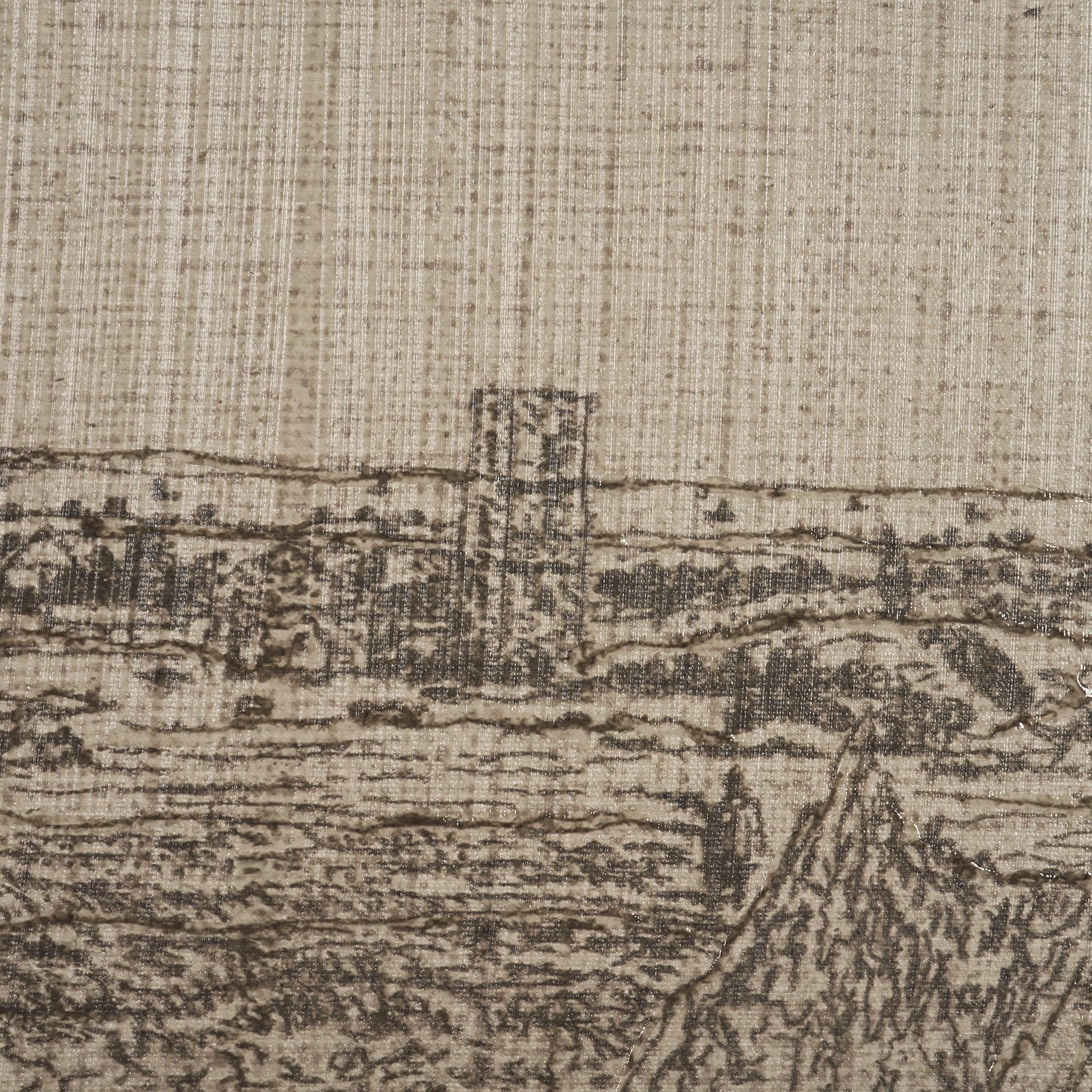 Landscape with an Oak Tree by Hercules Segers a Hand Embellished Framed Decograph Art Print — product photograph