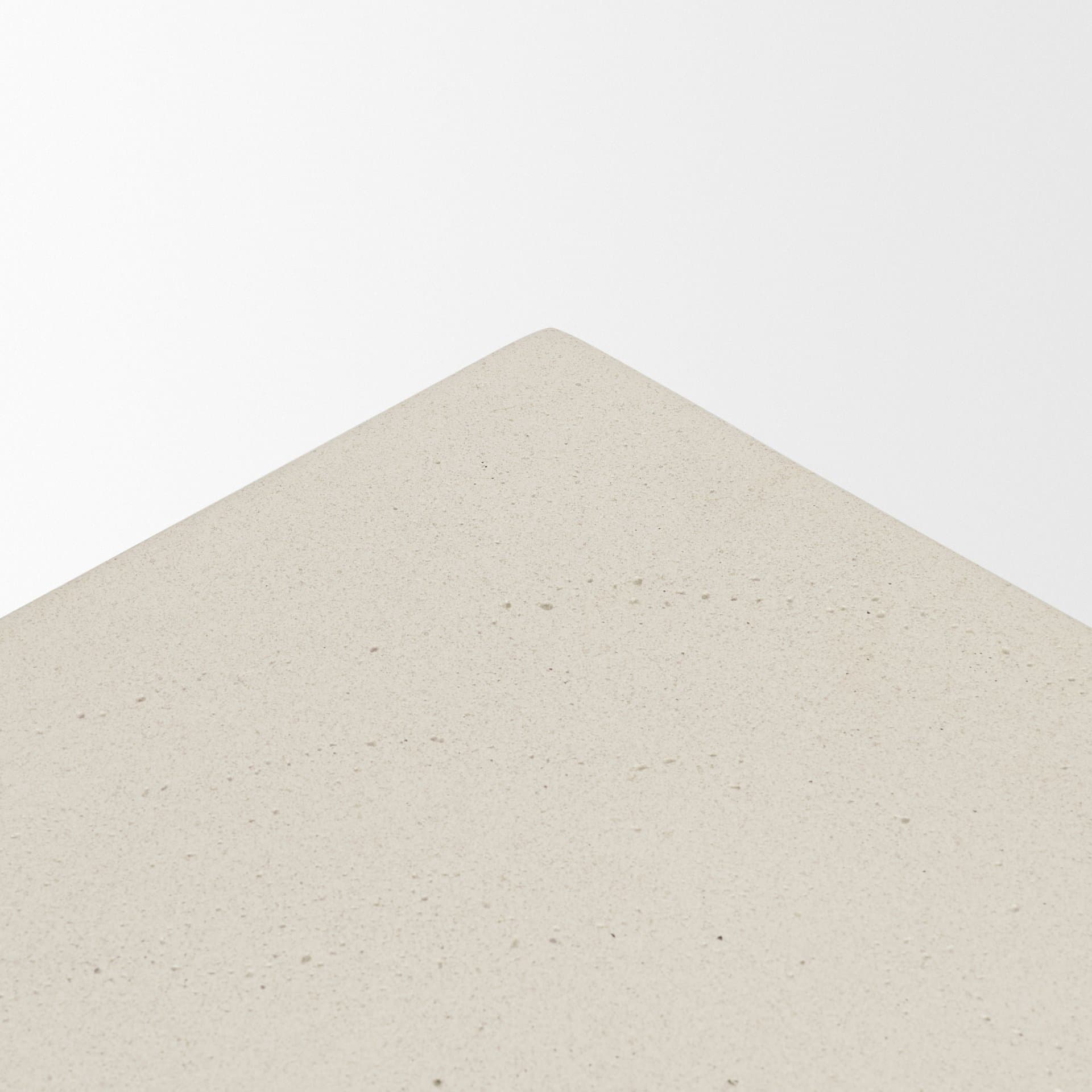 Bunda Square Sculptural Stone Finish Accent Table — product photograph