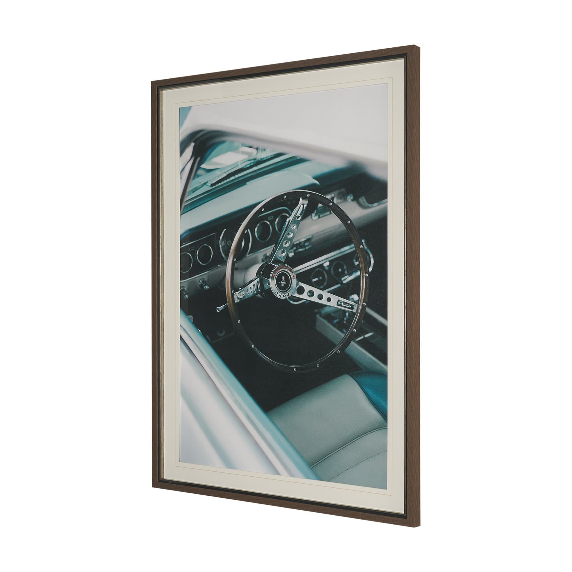 Classic Car VII by Bethany Young Textured Framed Art Print Matted under Glass — product photograph