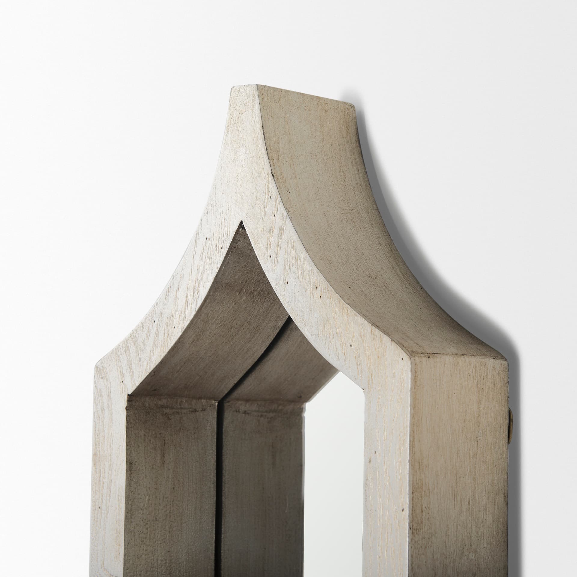 Tamanar 15x34 Champagne Wood Frame Mirror — product photograph