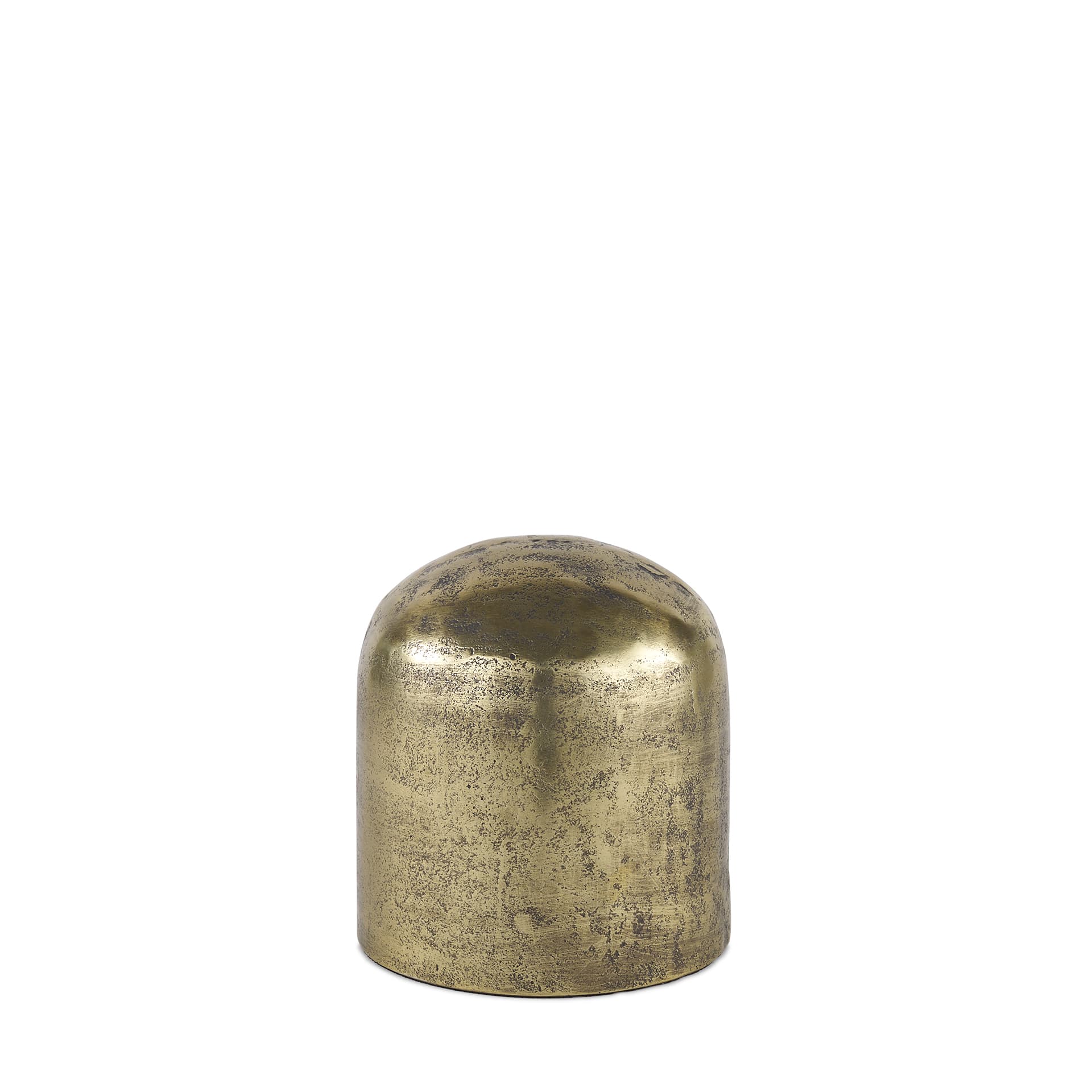 Quonset Short Brass Finished Aluminum Metal Ornament — product photograph