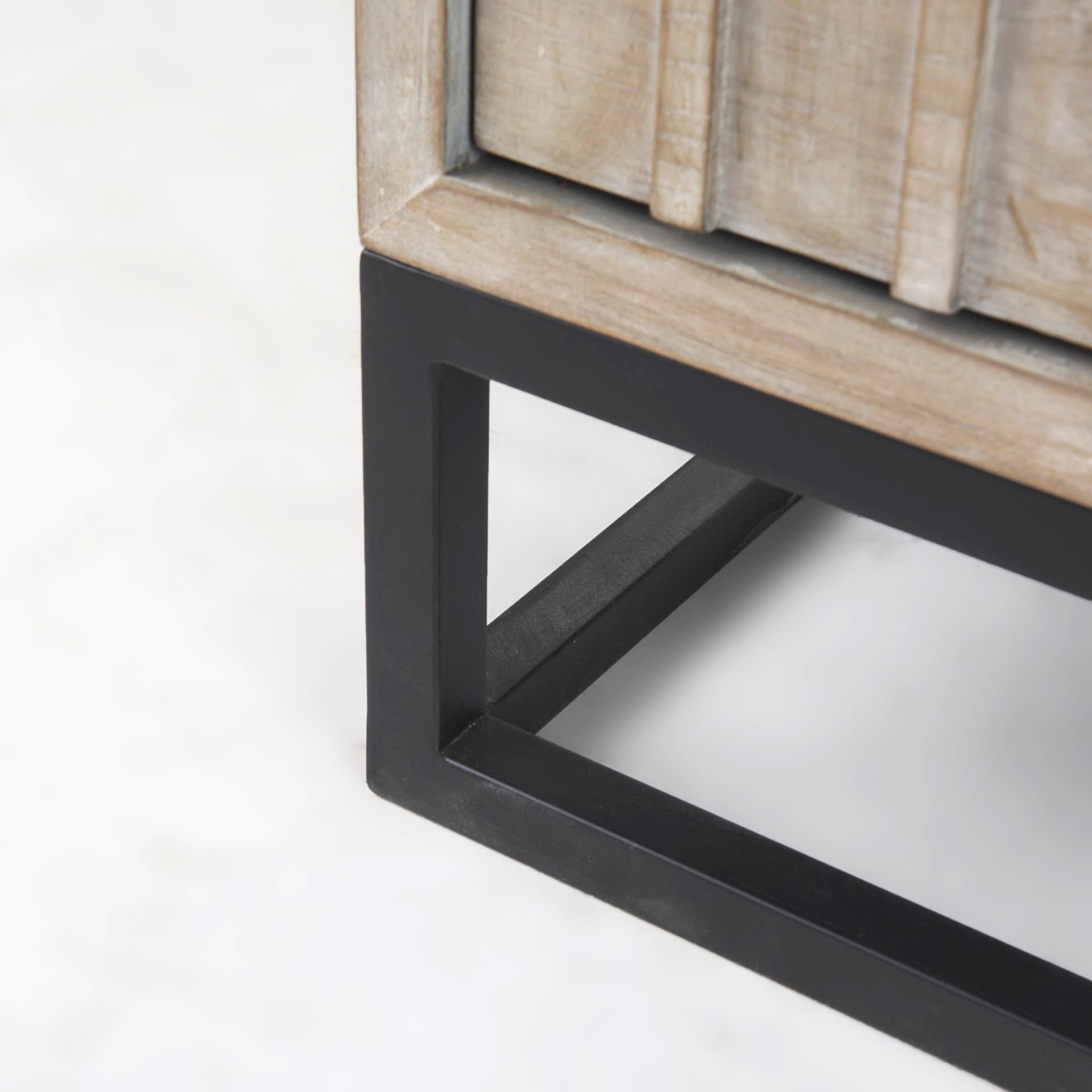 Genevieve I 39L x 16W Light Brown Fir Veneer 3 Drawer Accent Cabinet — product photograph