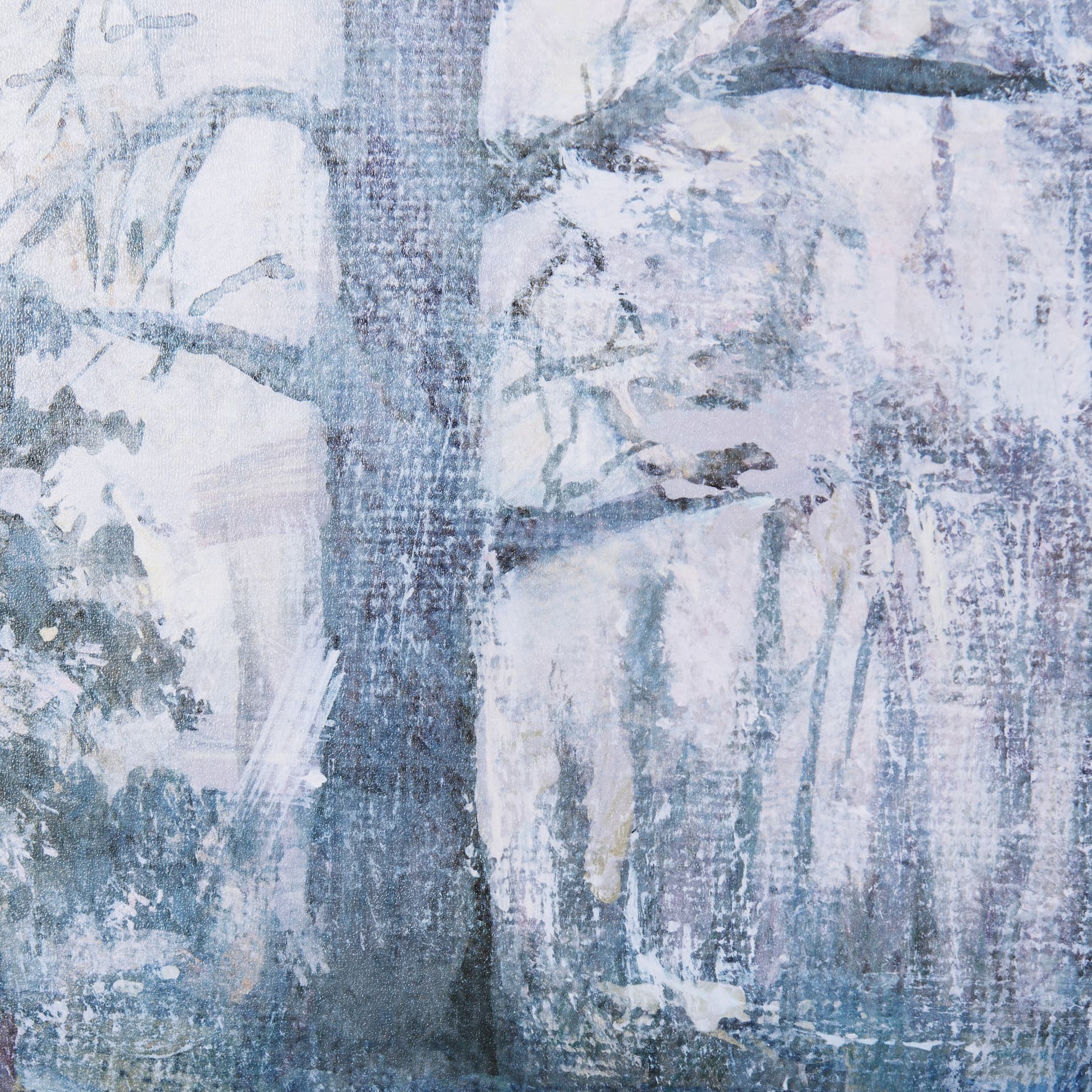 A Fresh Winter Morning I by Mercana Studio Hand Embellished Framed Art Print Matted under Glass — product photograph