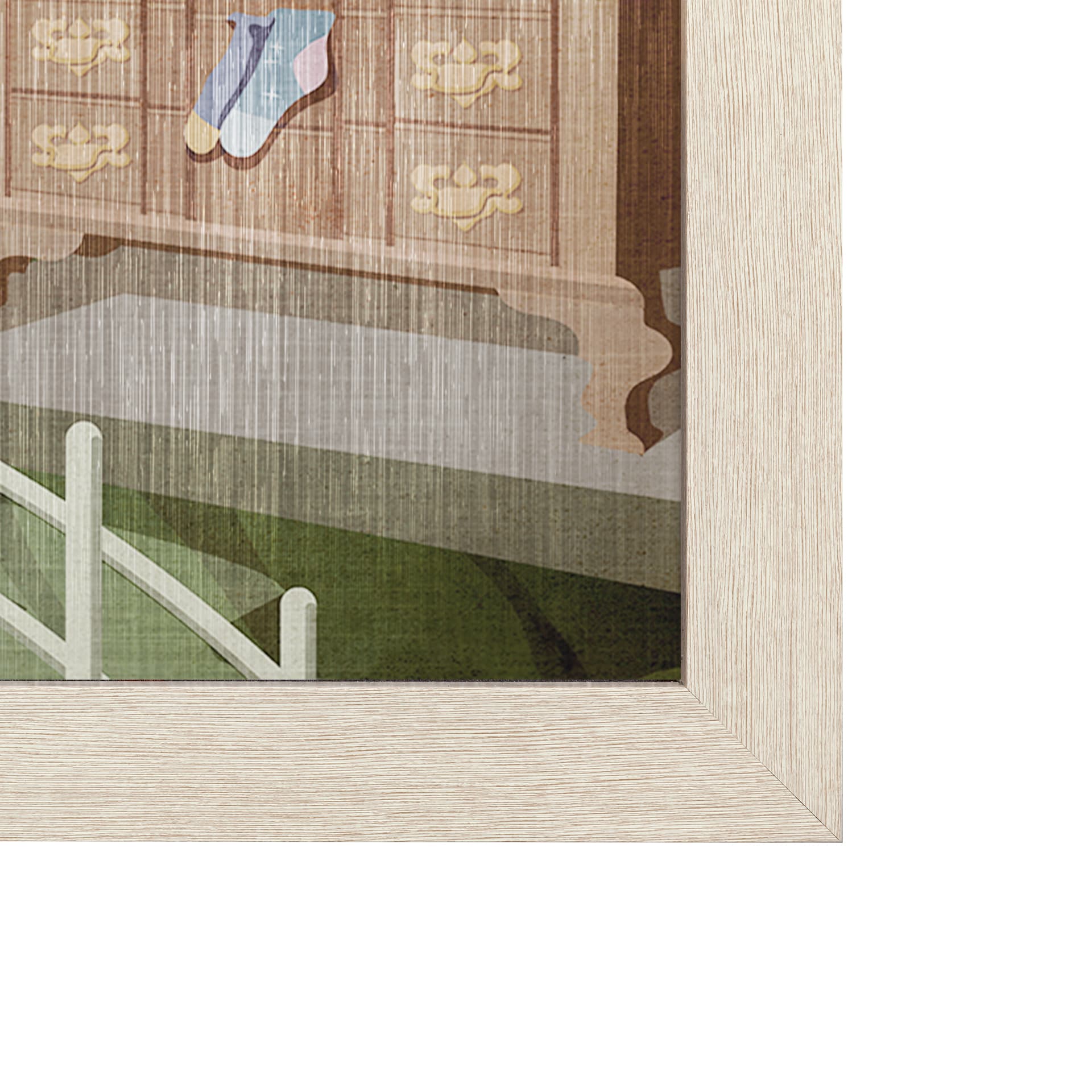 North Carolina by Mercana Studio a Hand Embellished Textured Framed Art Print — product photograph