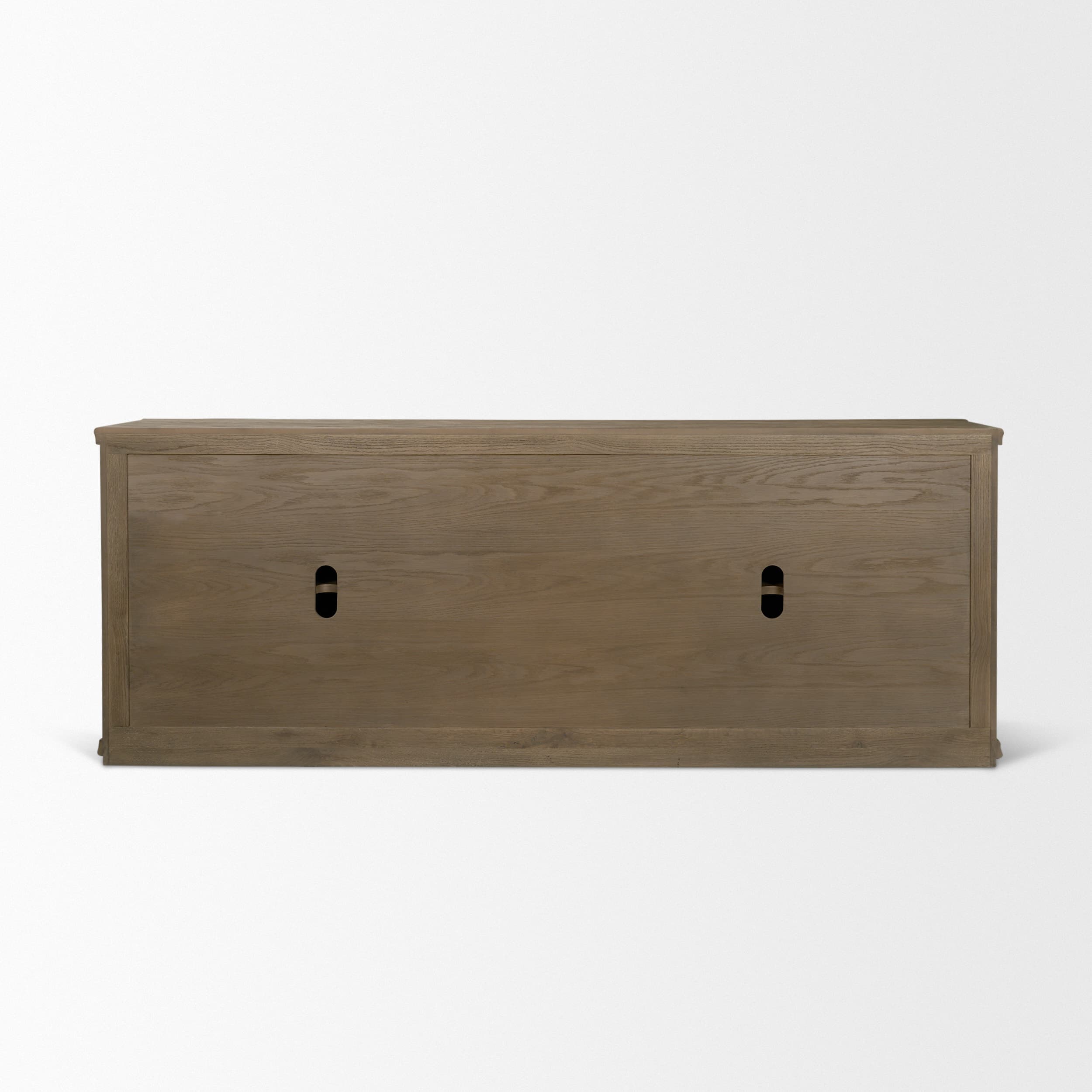 Alden Medium Brown Wood 4-Door Closed Sideboard — product photograph