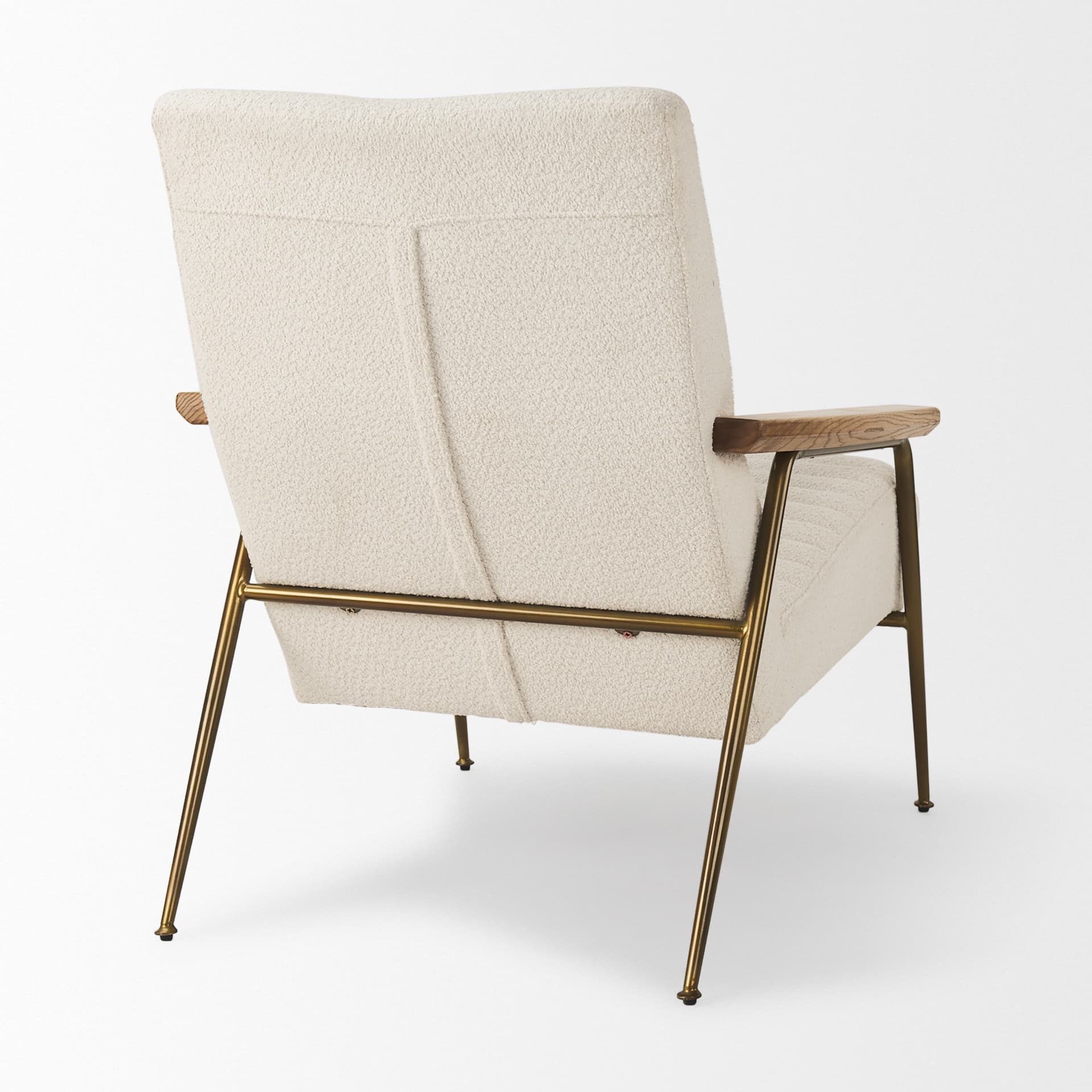 Grosjean Cream Boucle Accent Chair — product photograph
