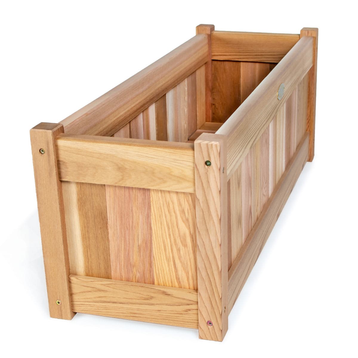 Cedar Planter Box with Trellis Privacy Screen Set PL30-T — product photograph