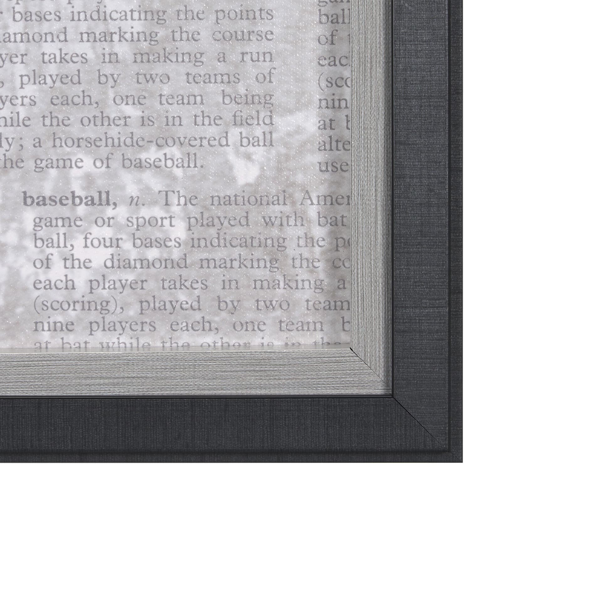 Definition of Sport I by Mercana Studio a Hand Embellished Textured Framed Art Print — product photograph