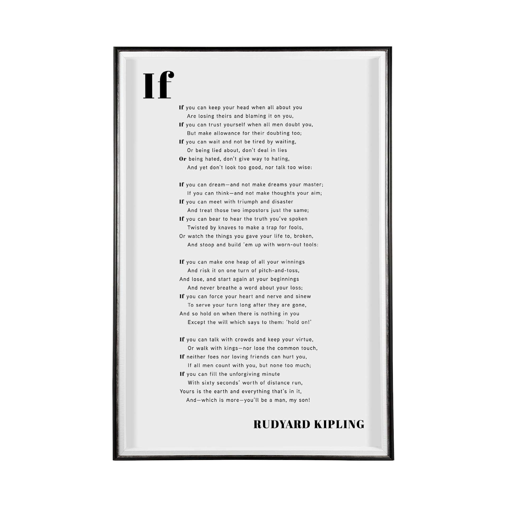 If You Can by Mercana Studio a Framed Art Print Matted under Glass — product photograph