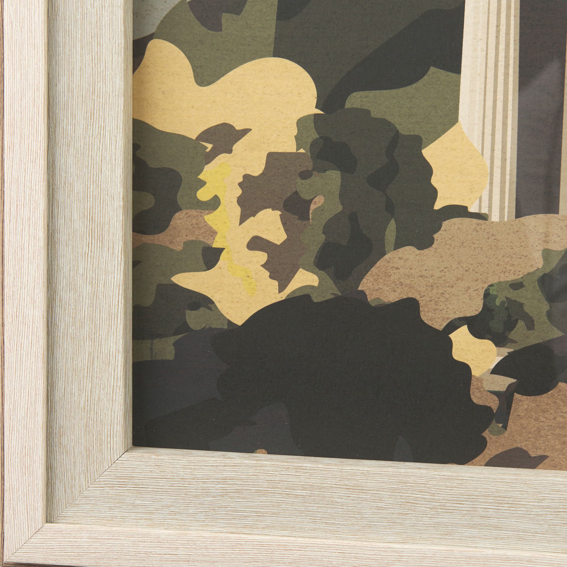 Washington DC Go USA (XL) by Mercana Studio Hand Embellished Decograph Framed Art Print under Glass — product photograph