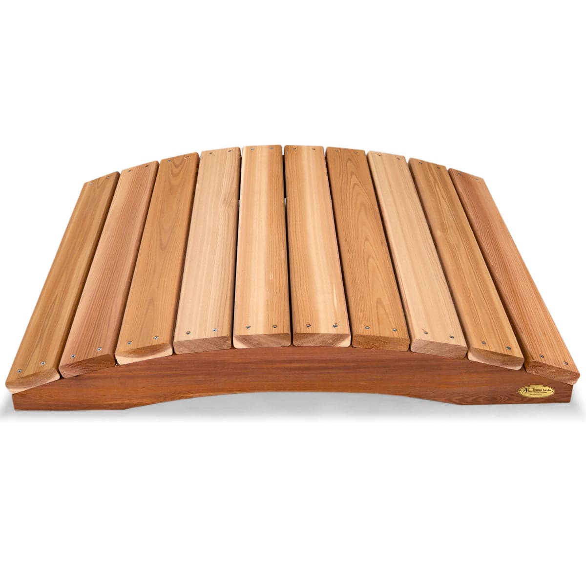 3-Ft Cedar Garden Bridge — product photograph