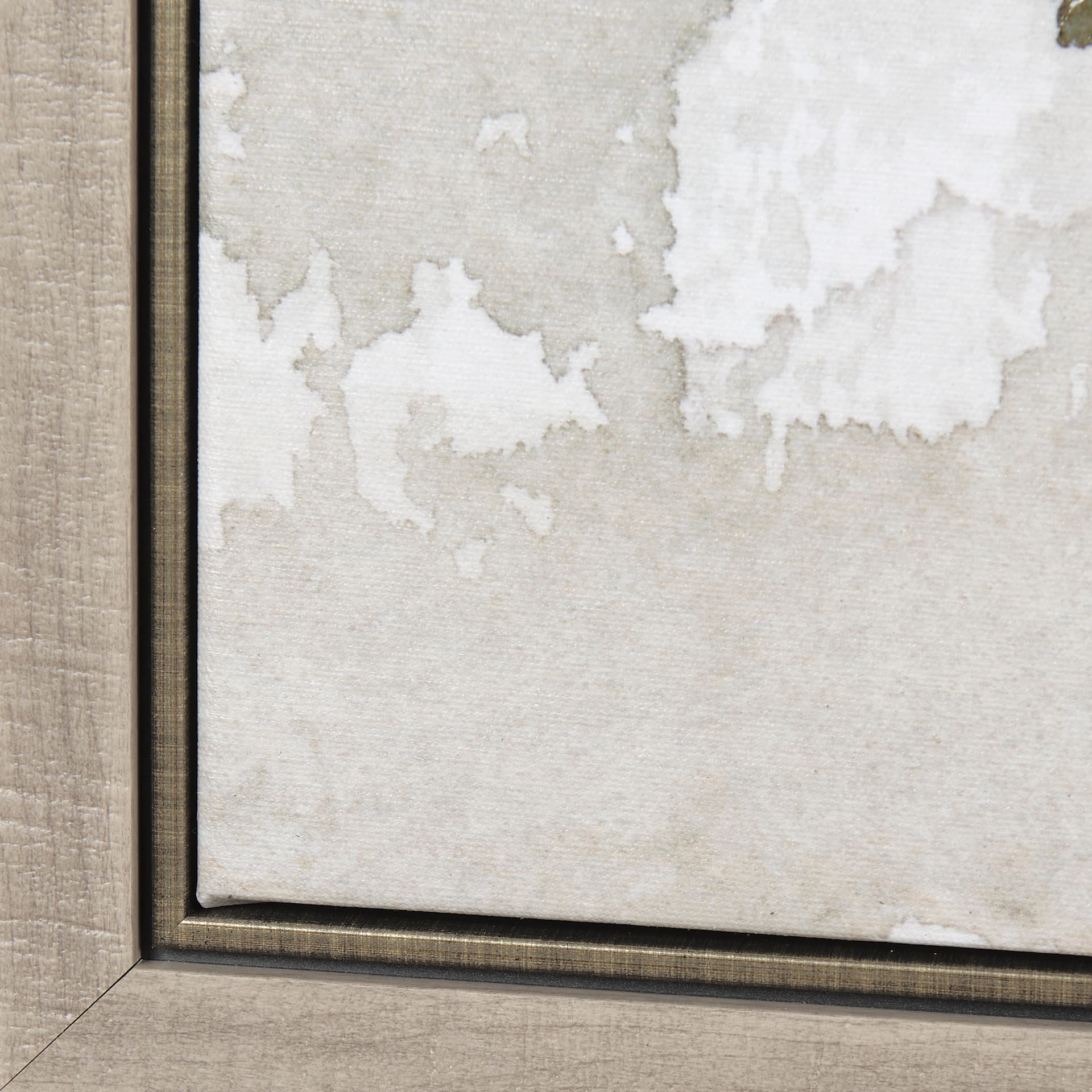 Earthenware by Mercana Studio a Hand Embellished Textured Framed Canvas — product photograph