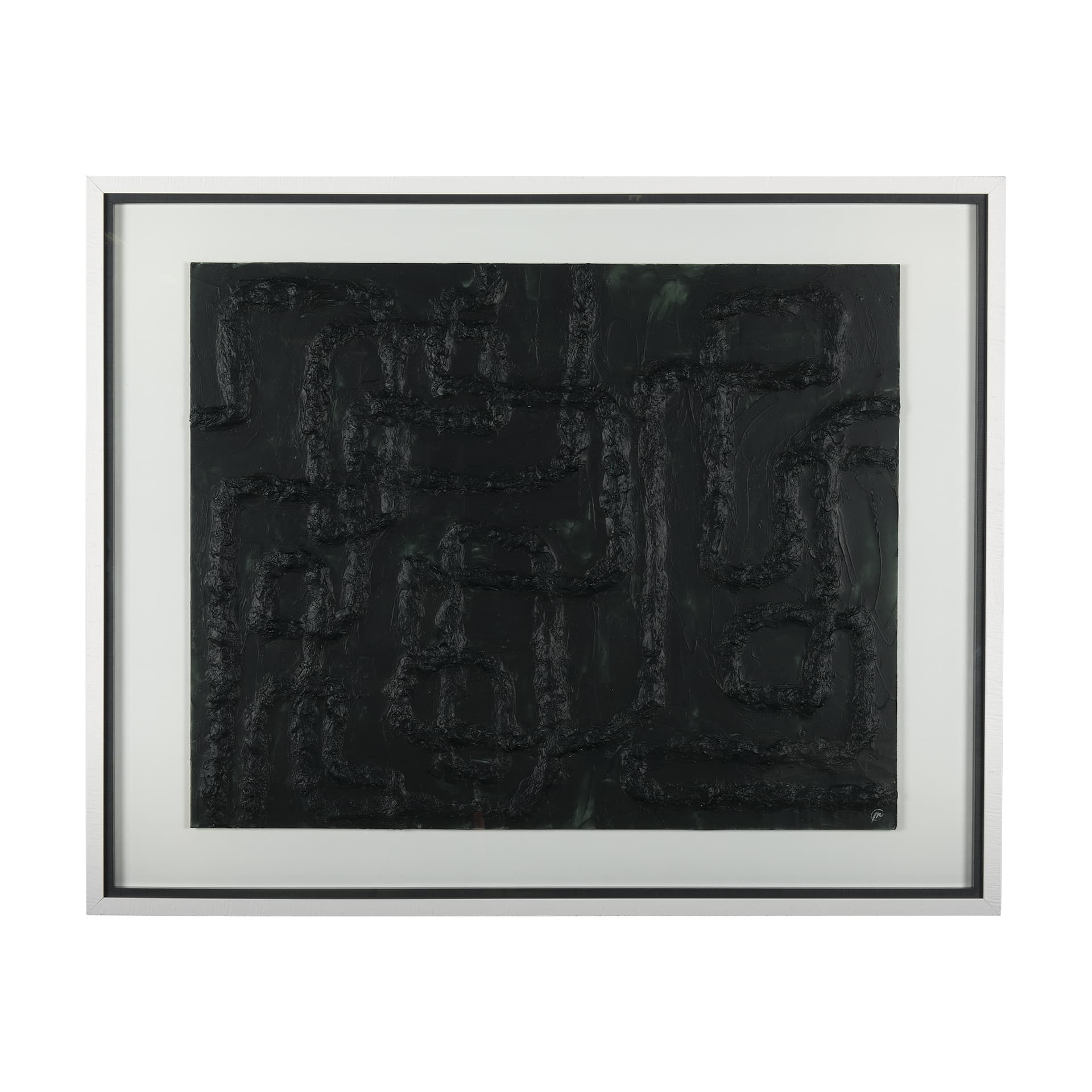 Tangled I by Studio M a handmade Original Framed Artwork under Glass — product photograph